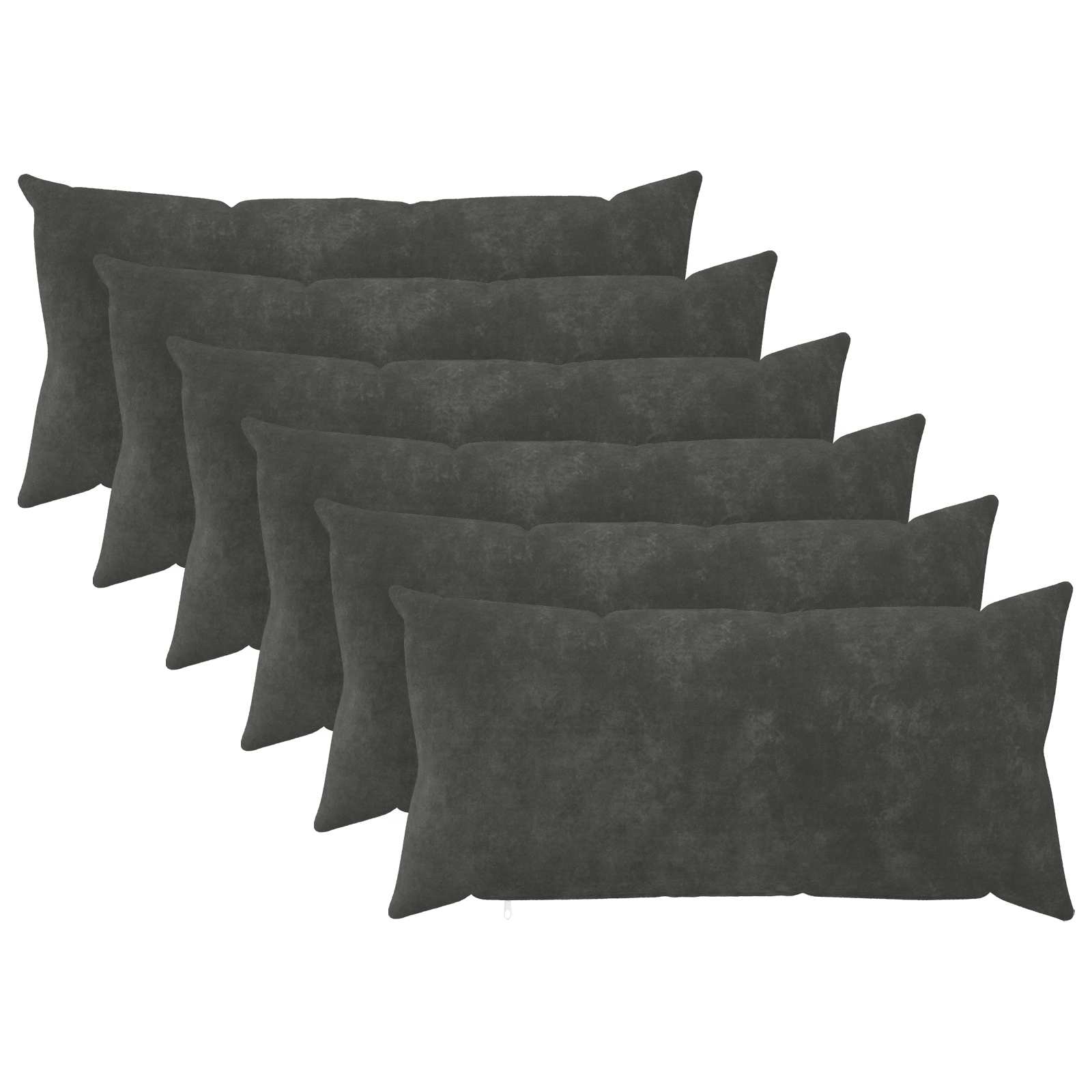 Párna huzat 6 pcs heerlen antracitszürke 40 x 80 cm