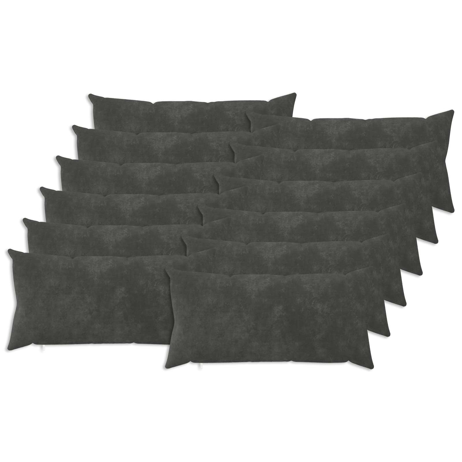 Párna huzat 12 pcs heerlen antracitszürke 40 x 80 cm