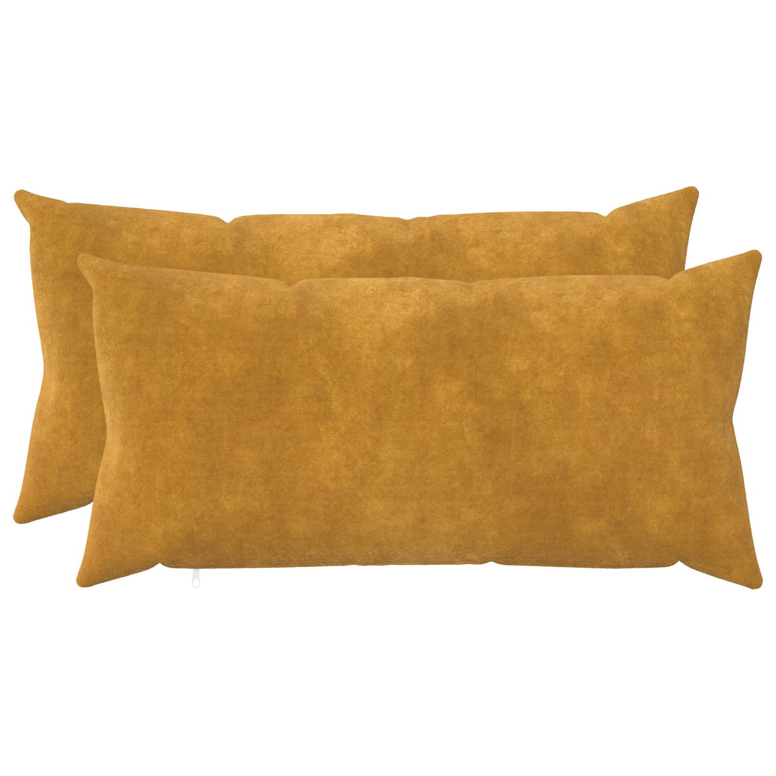 Párna huzat 2 pcs heerlen sárga 40 x 80 cm mikroszálas plüss