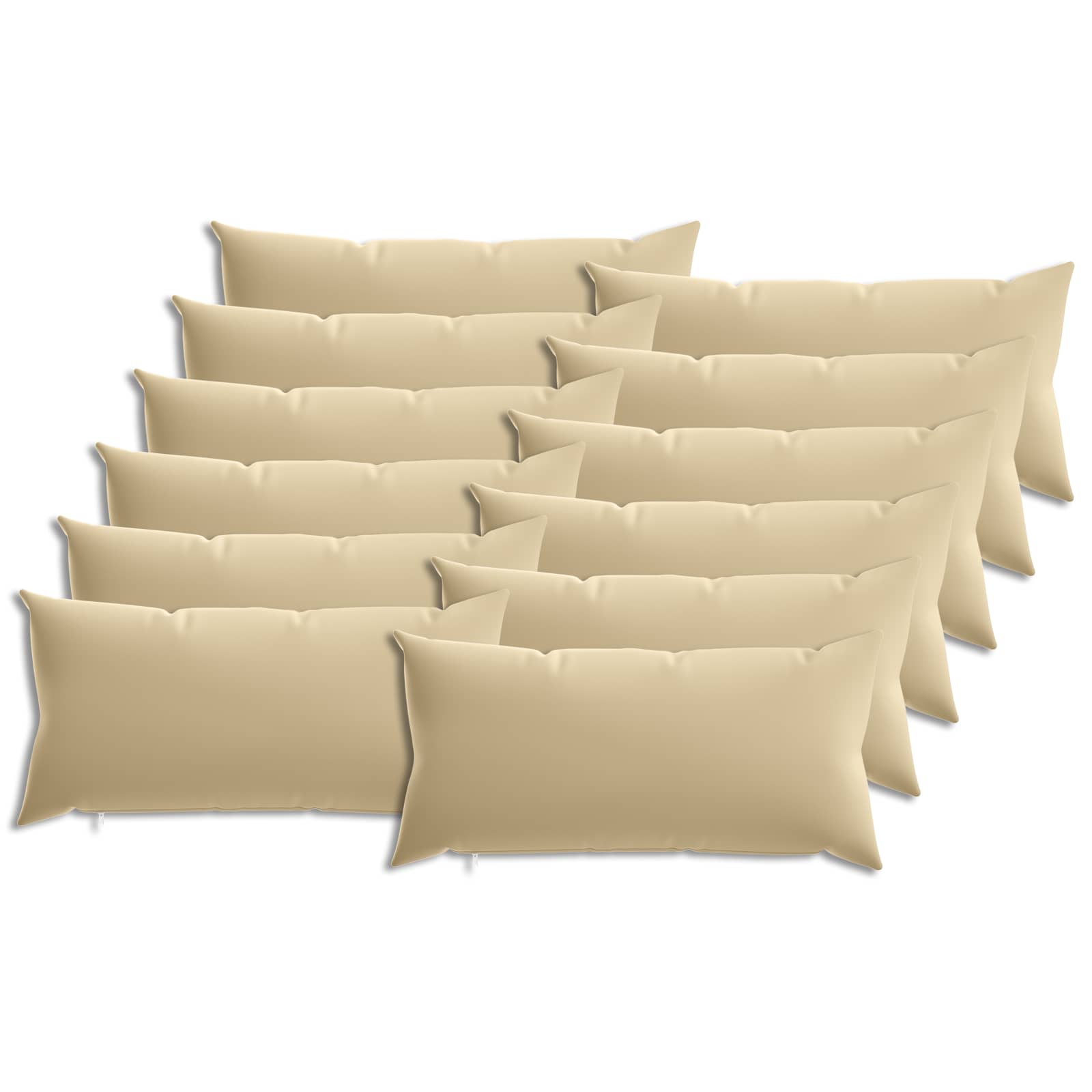 Párna huzat 12 pcs heerlen bézs 40 x 80 cm poliészter