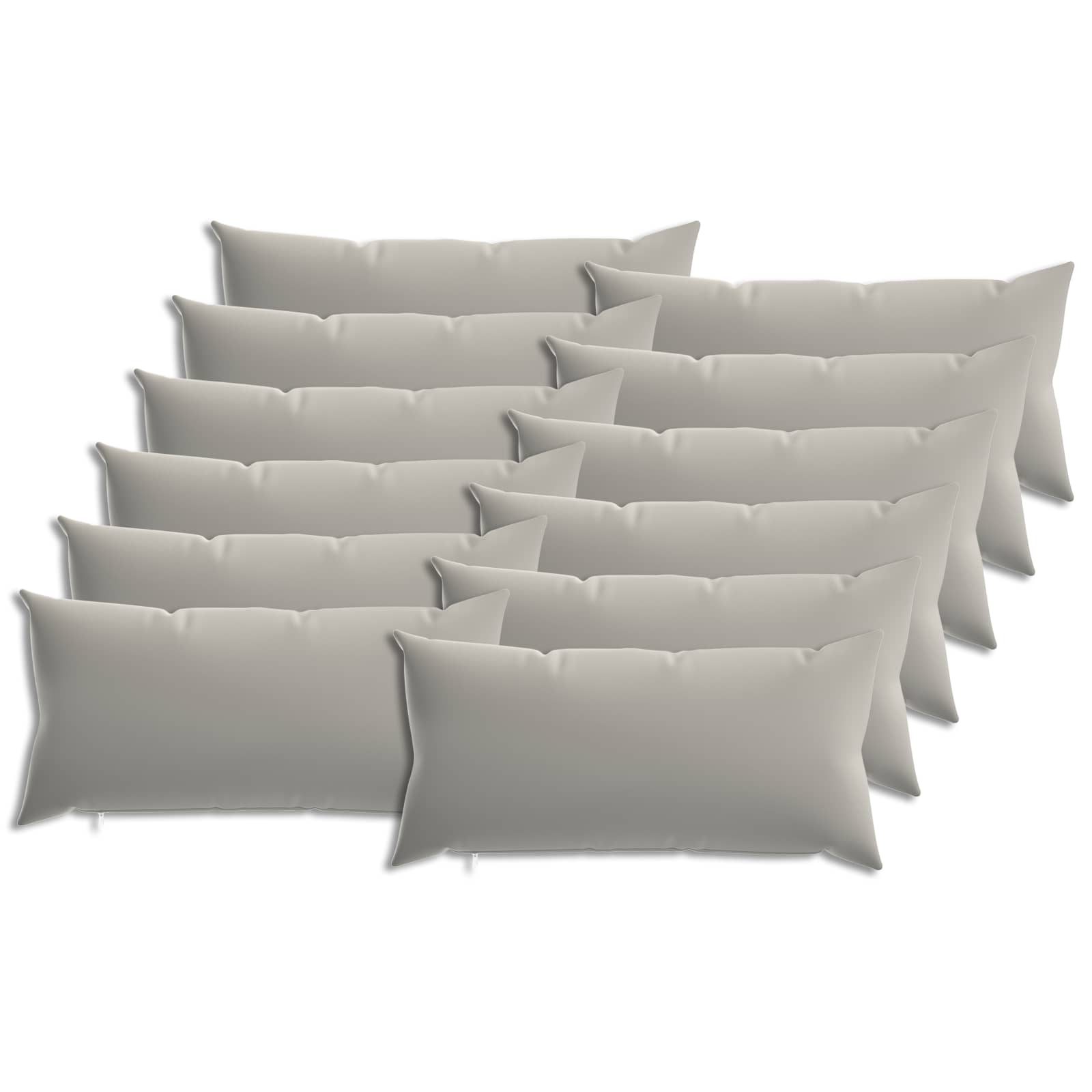 Párna huzat 12 pcs heerlen szürke 40 x 80 cm poliészter