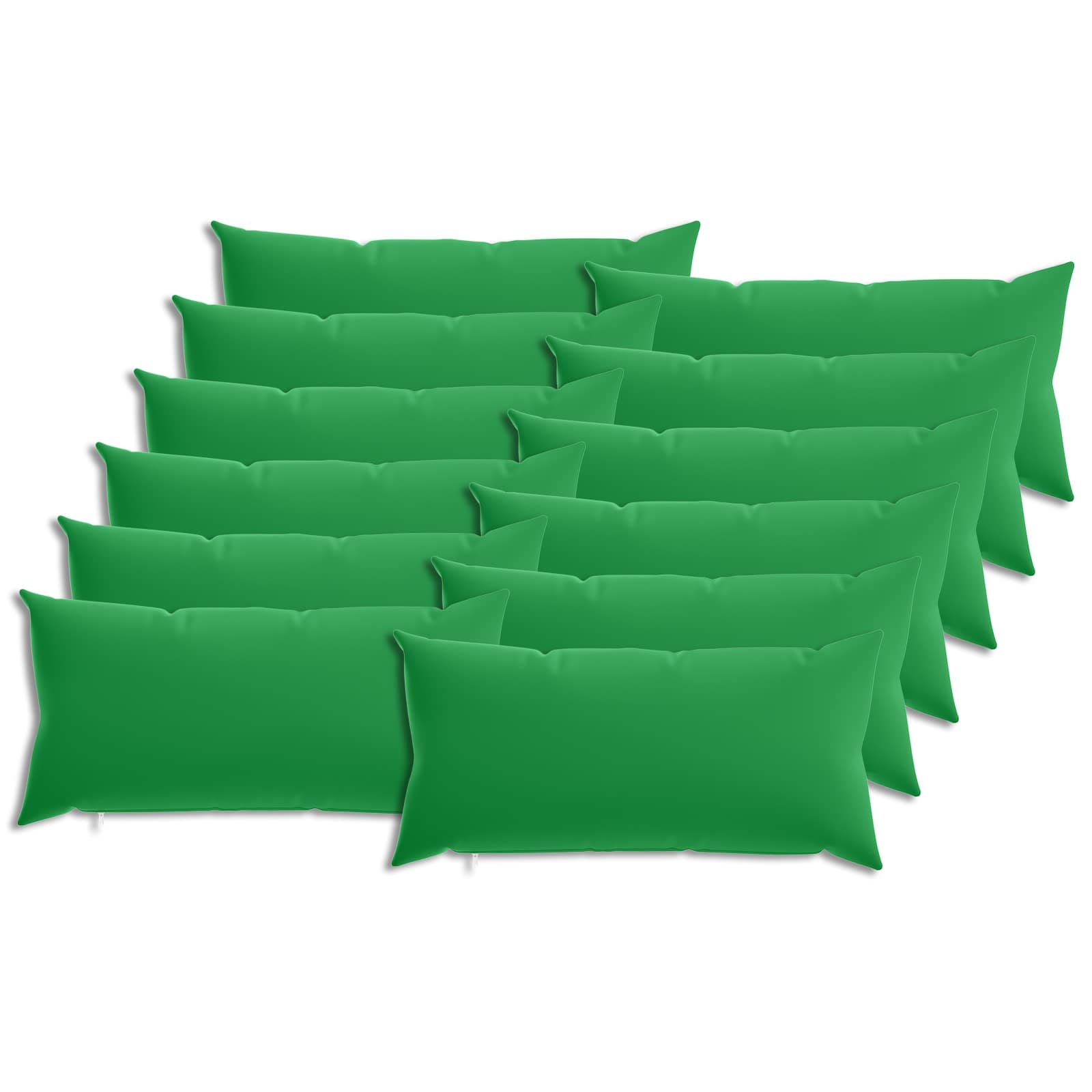 Párna huzat 12 pcs heerlen zöld 40 x 80 cm poliészter