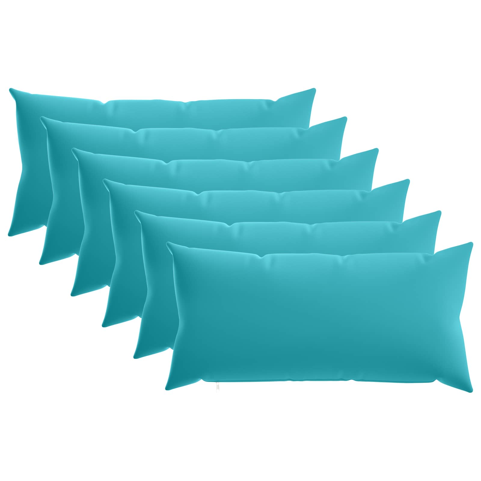 Párna huzat 6 pcs heerlen türkiz 40 x 80 cm poliészter