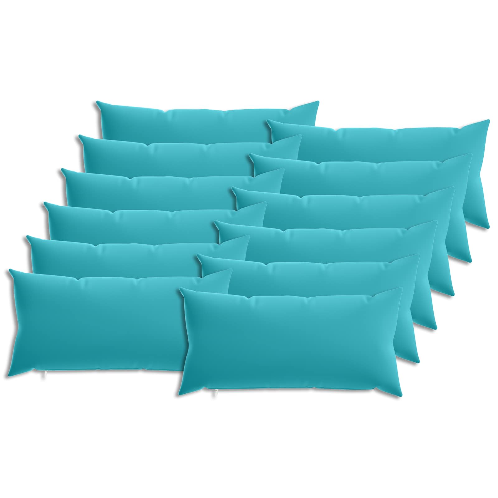 Párna huzat 12 pcs heerlen türkiz 40 x 80 cm poliészter
