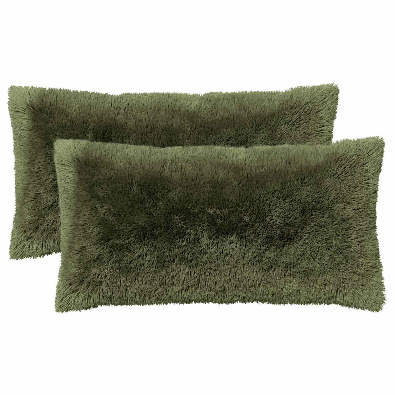 Párna huzat 2 pcs heerlen zöld 40 x 80 cm pv mikroplüss