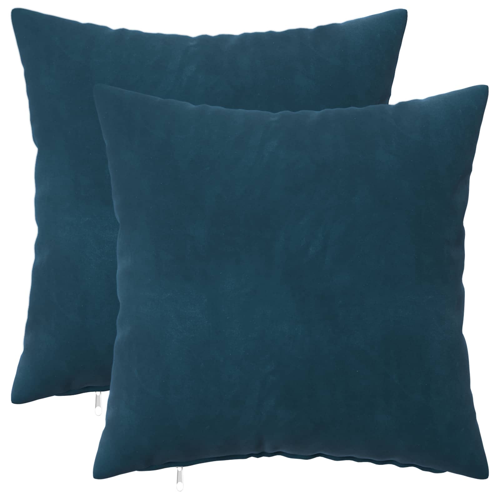 Párna huzat 2 pcs heerlen kék 45 x 45 cm bársony