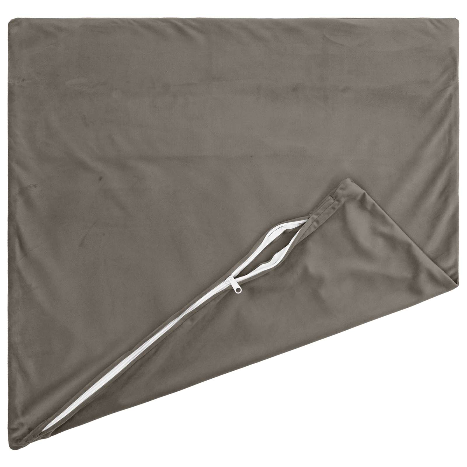 Párna huzat 6 pcs heerlen világosszürke 45 x 45 cm bársony