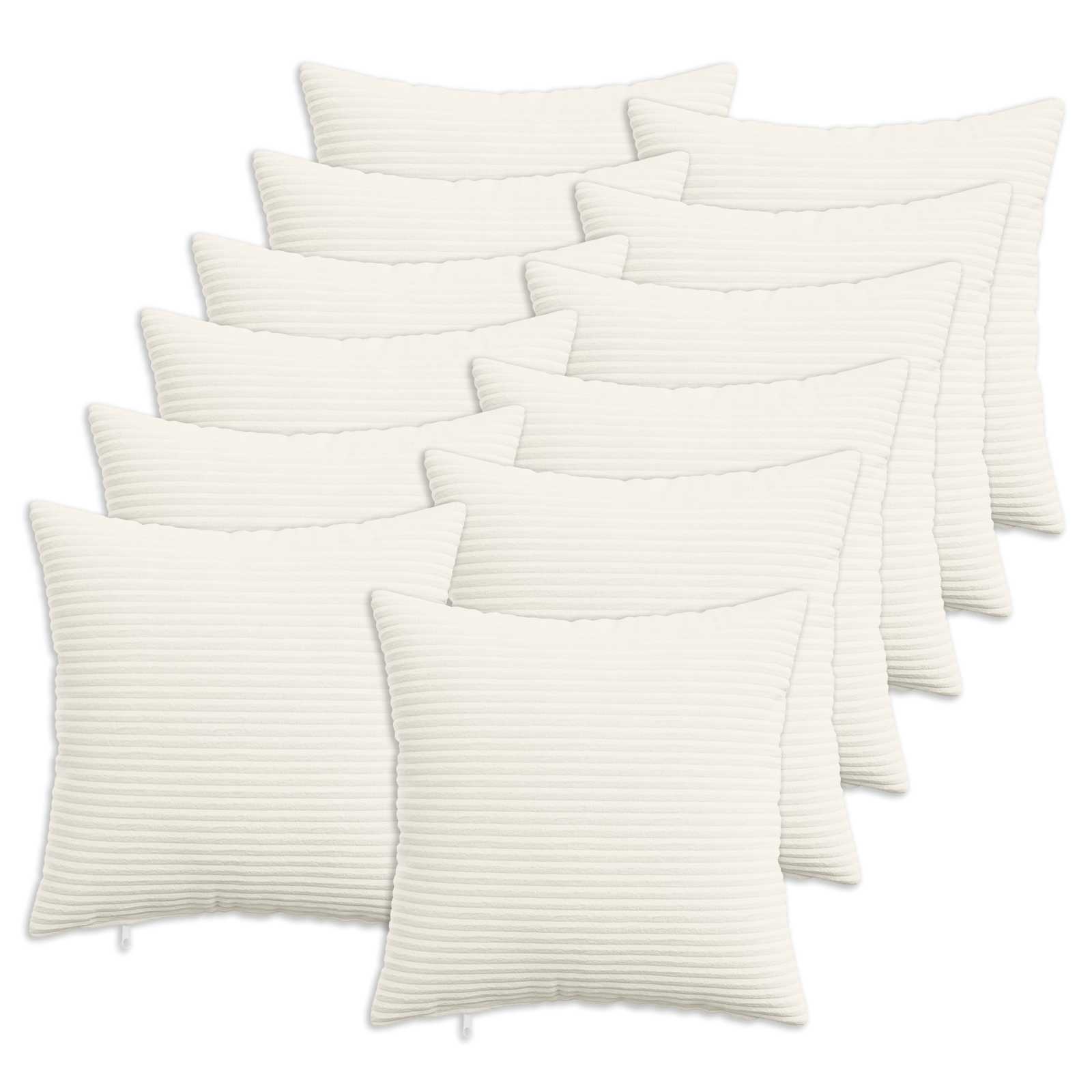 Párna huzat 12 pcs heerlen krémszínű 45 x 45 cm cord