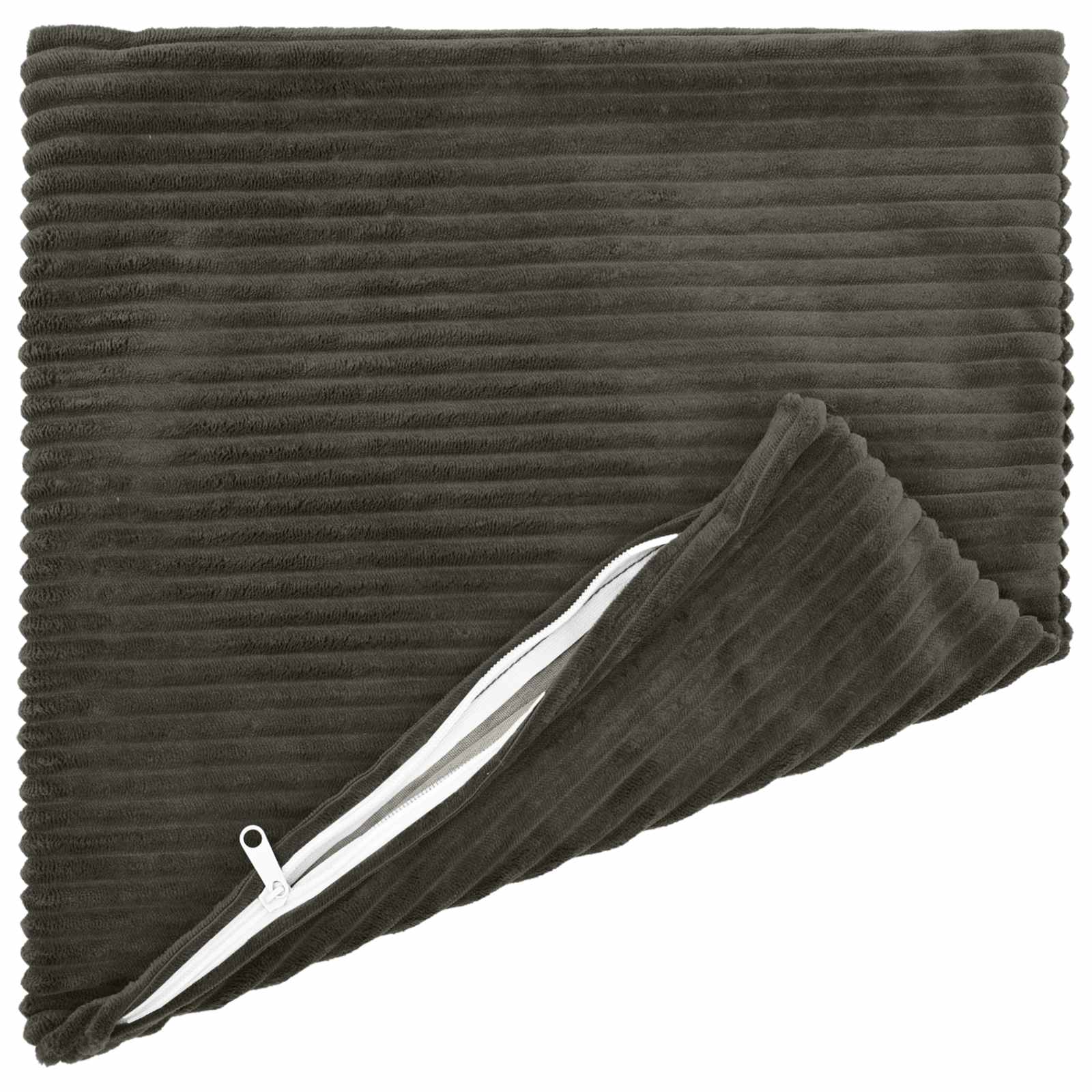 Párna huzat 12 pcs heerlen antracitszürke 45 x 45 cm cord