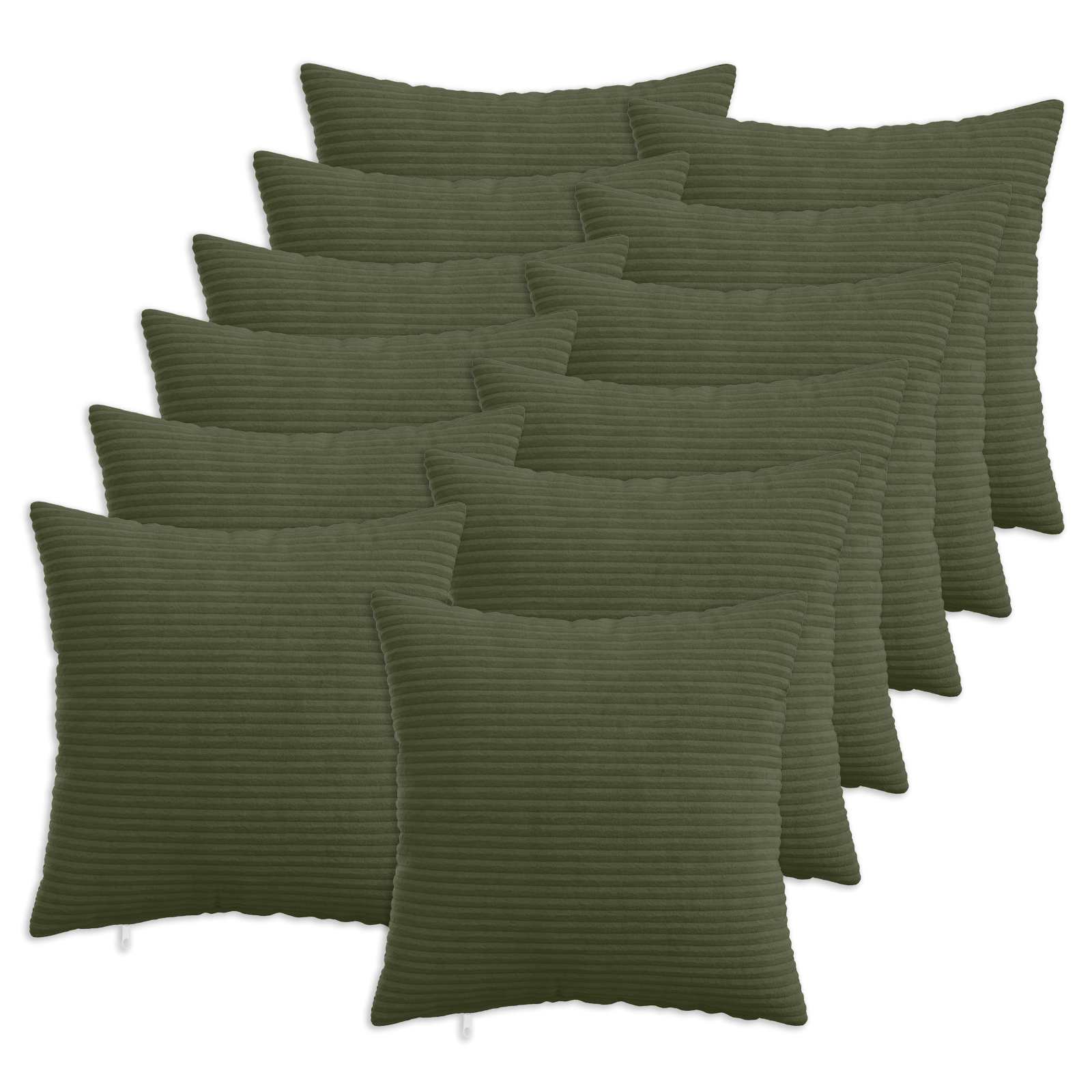 Párna huzat 12 pcs heerlen zöld 45 x 45 cm cord