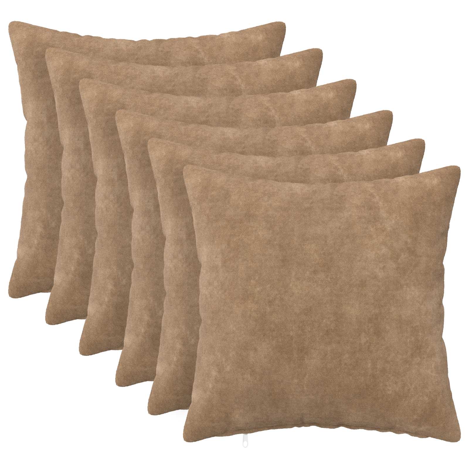 Párna huzat 6 pcs heerlen tópszínű 45 x 45 cm mikroszálas plüss