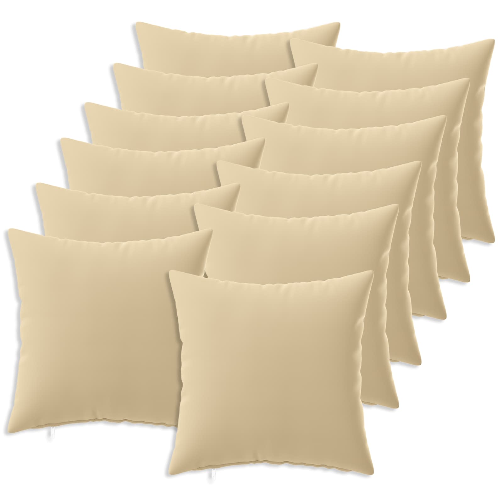 Párna huzat 12 pcs heerlen bézs 45 x 45 cm poliészter