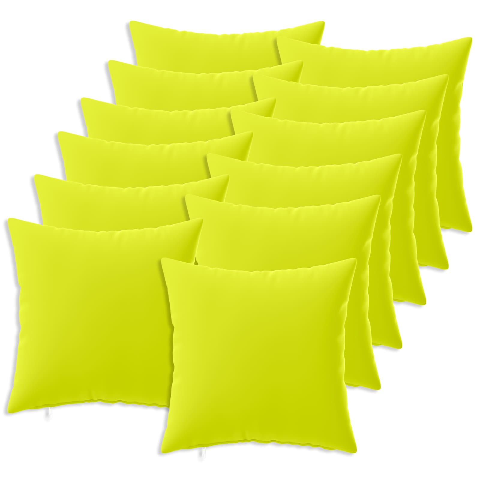 Párna huzat 12 pcs heerlen fényes zöld 45 x 45 cm poliészter