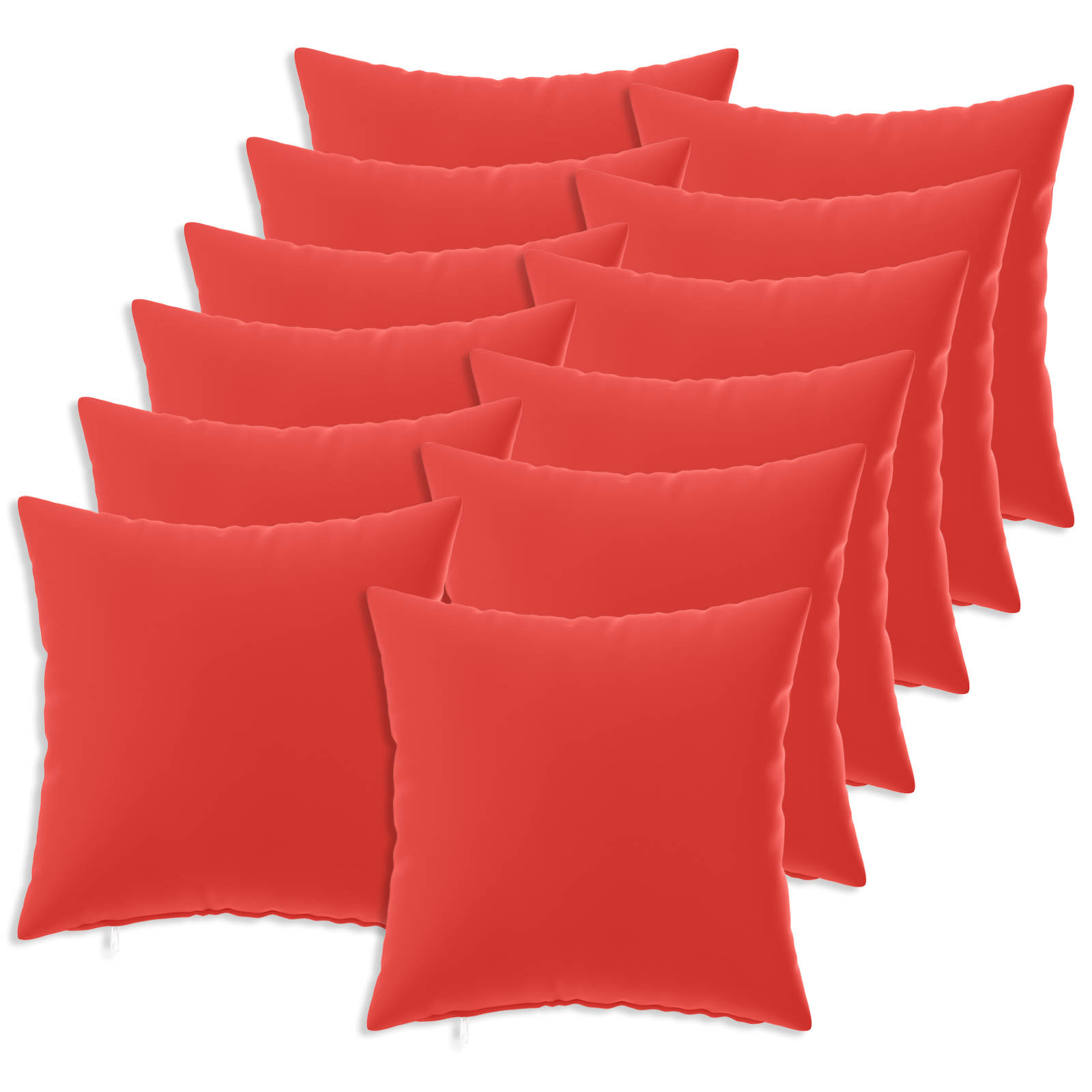 Párna huzat 12 pcs heerlen piros 45 x 45 cm poliészter