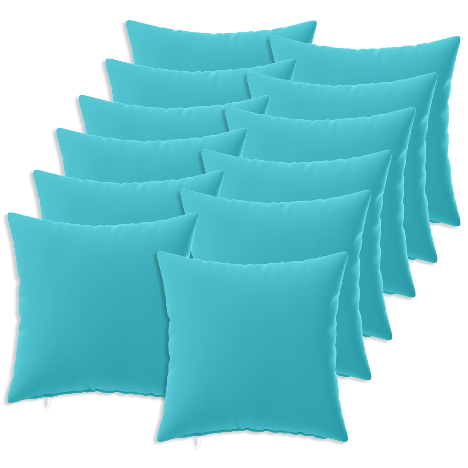 Párna huzat 12 pcs heerlen türkiz 45 x 45 cm poliészter