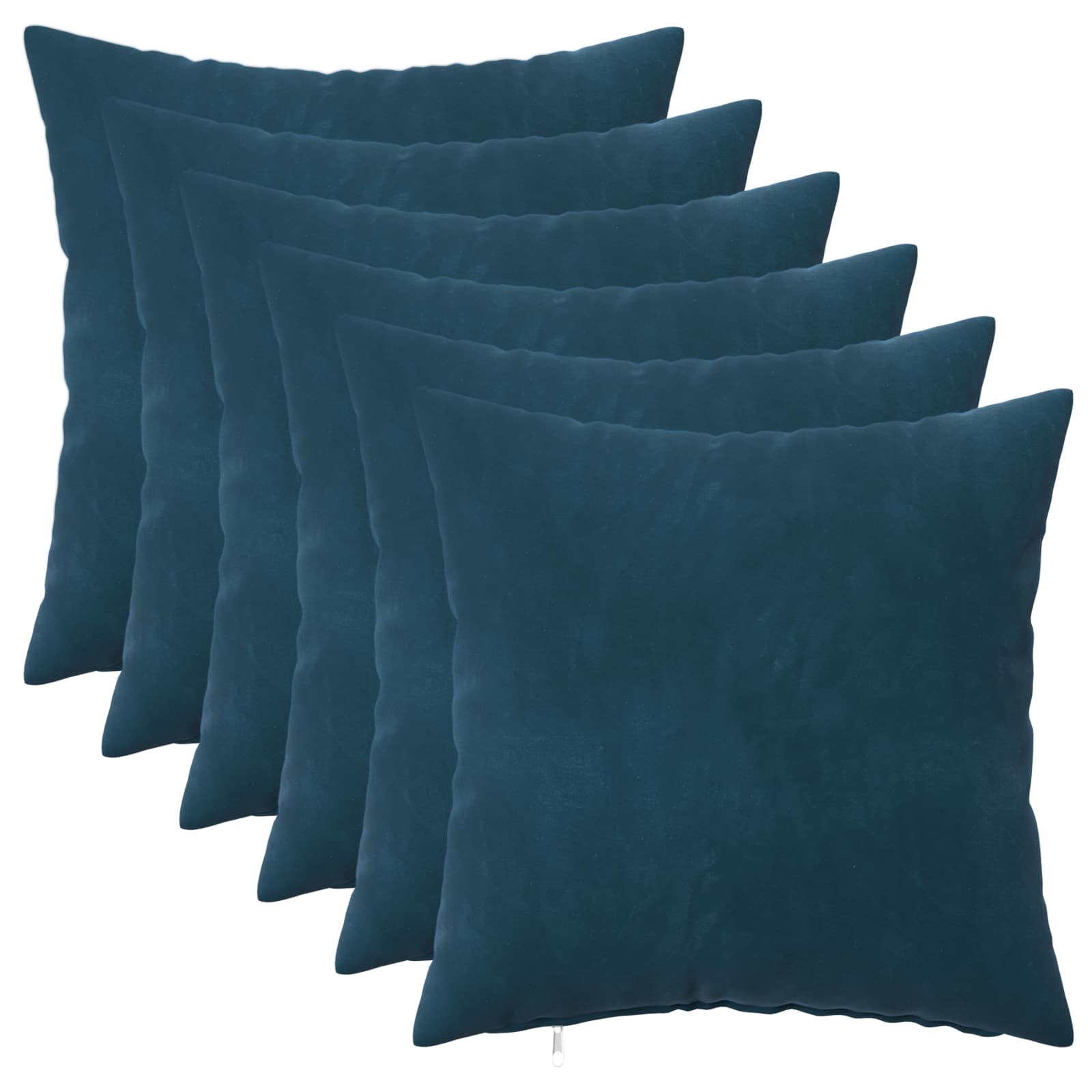 Párna huzat 6 pcs heerlen kék 50 x 50 cm bársony