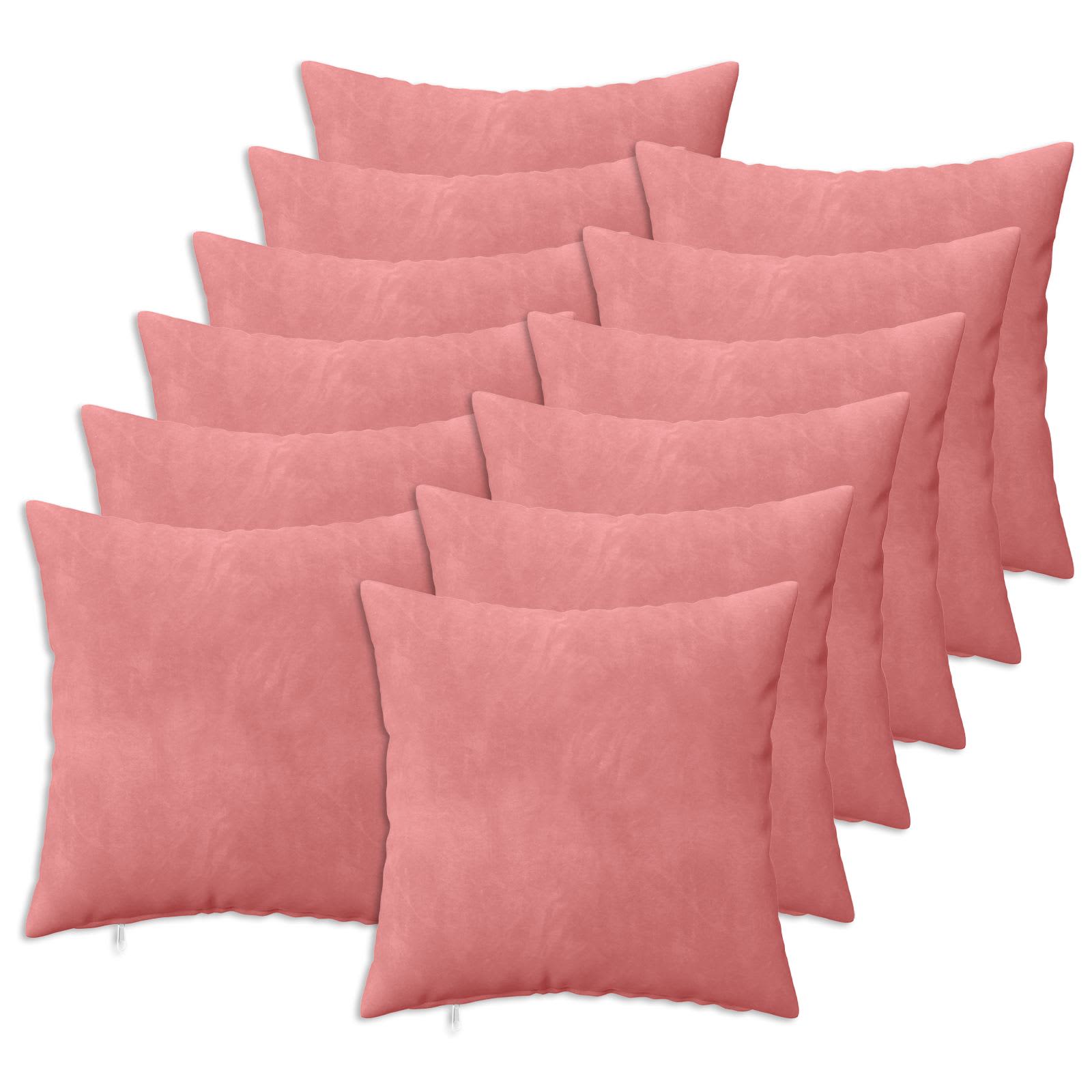 Párna huzat 12 pcs heerlen rózsaszín 50 x 50 cm bársony