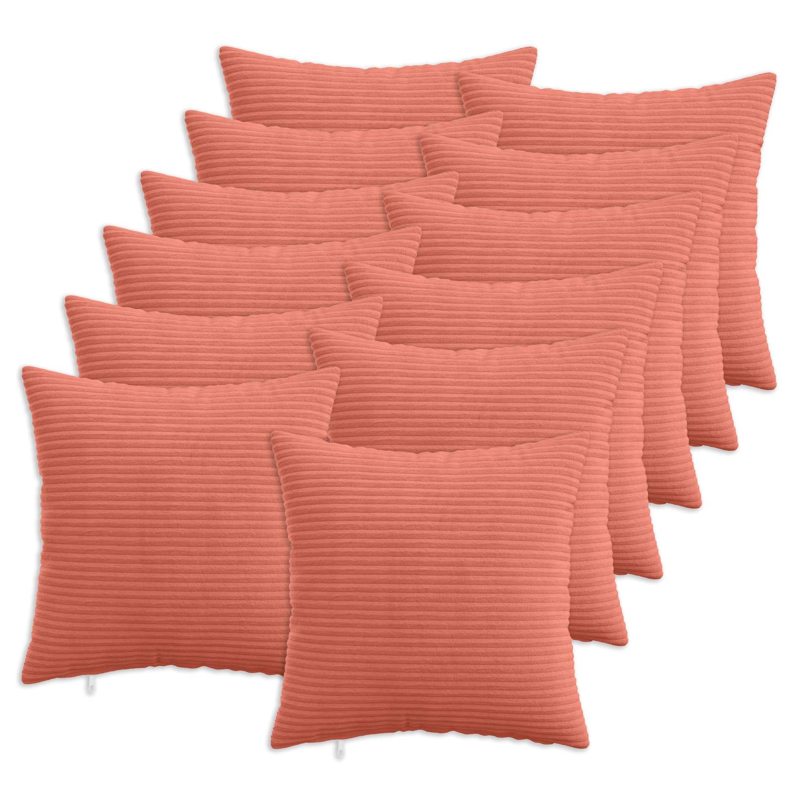 Párna huzat 12 pcs heerlen piros narancs 50 x 50 cm cord
