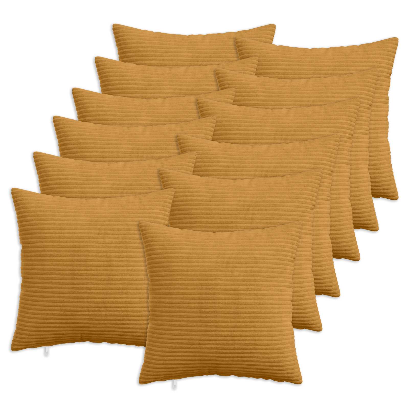 Párna huzat 12 pcs heerlen sárga 50 x 50 cm cord