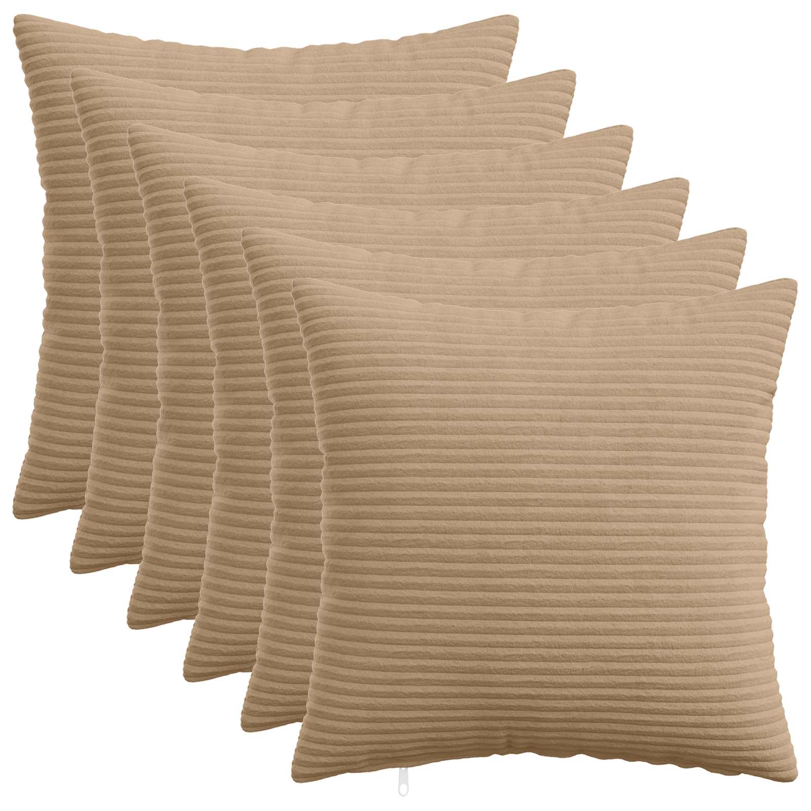 Párna huzat 6 pcs heerlen barna 50 x 50 cm cord