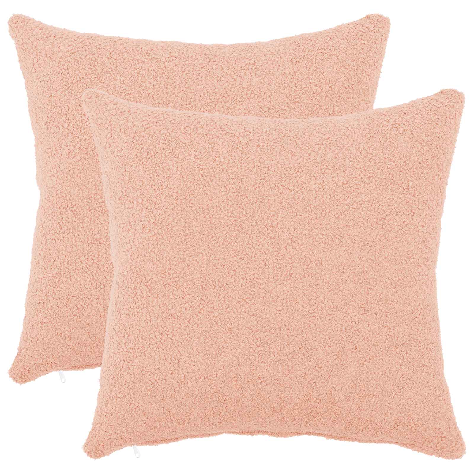 Párna huzat 2 pcs heerlen rózsaszín 50 x 50 cm bouclé