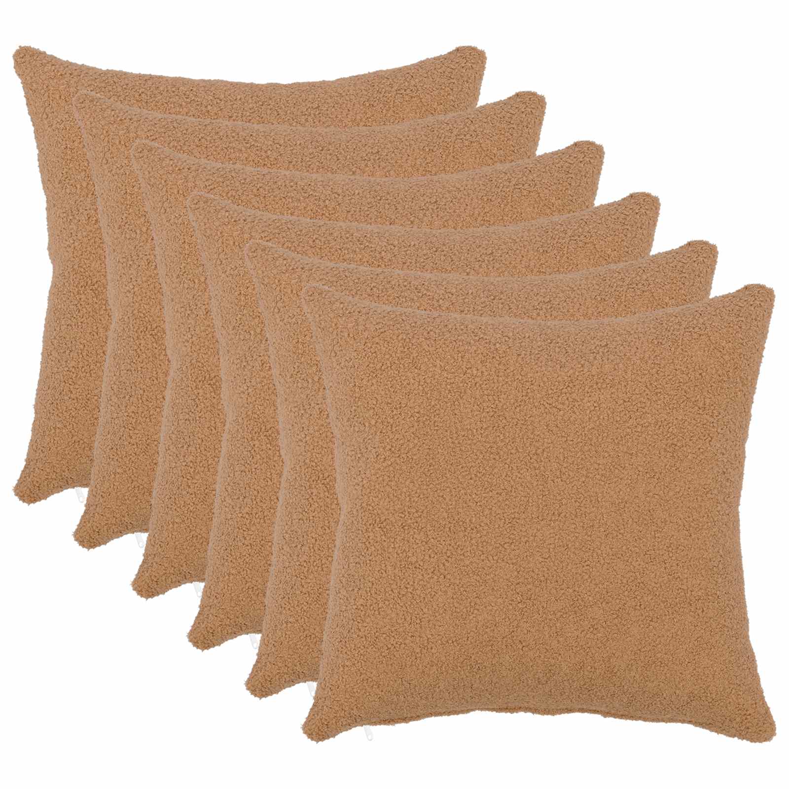Párna huzat 6 pcs heerlen bézs 50 x 50 cm bouclé
