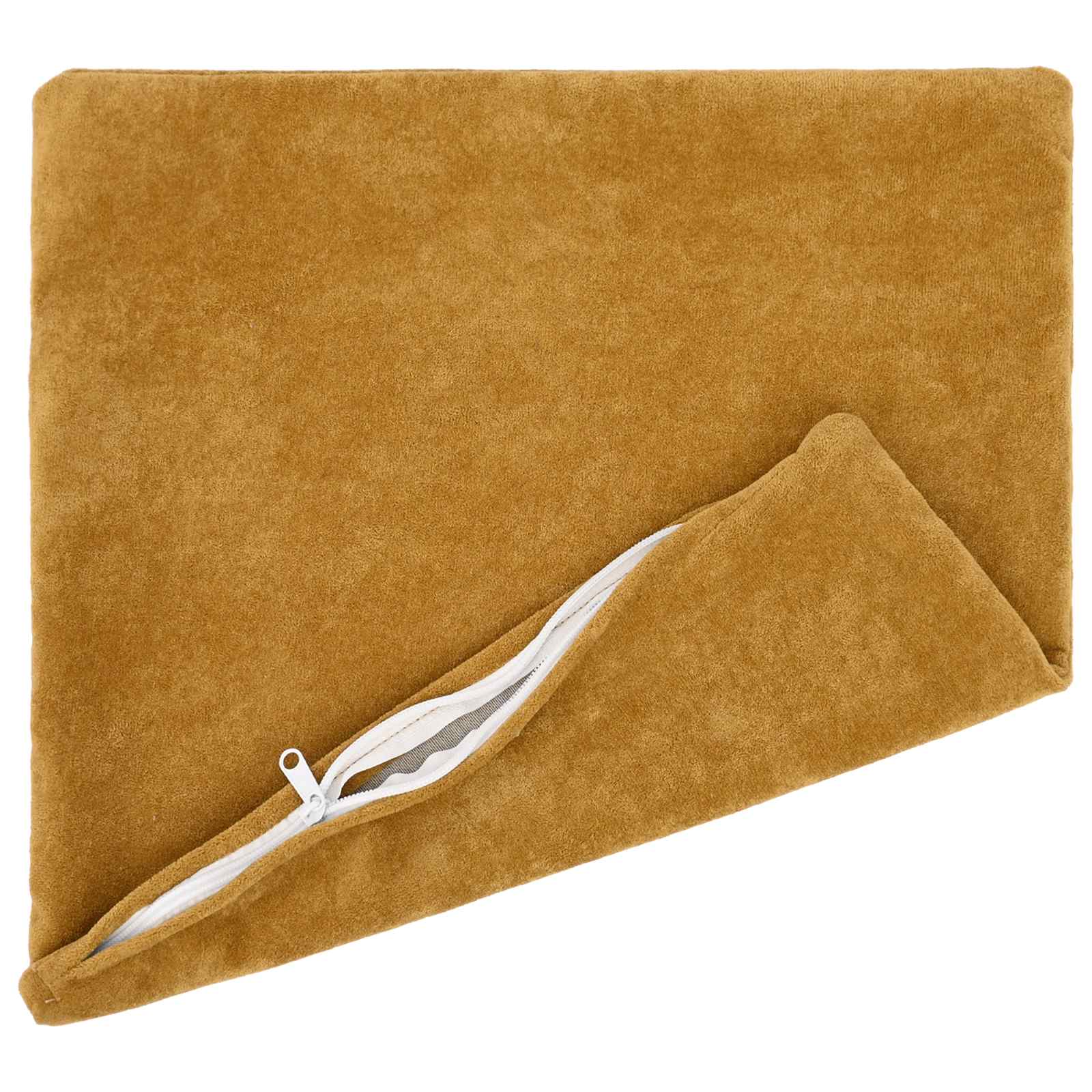 Párna huzat 2 pcs heerlen sárga 50 x 50 cm mikroszálas plüss