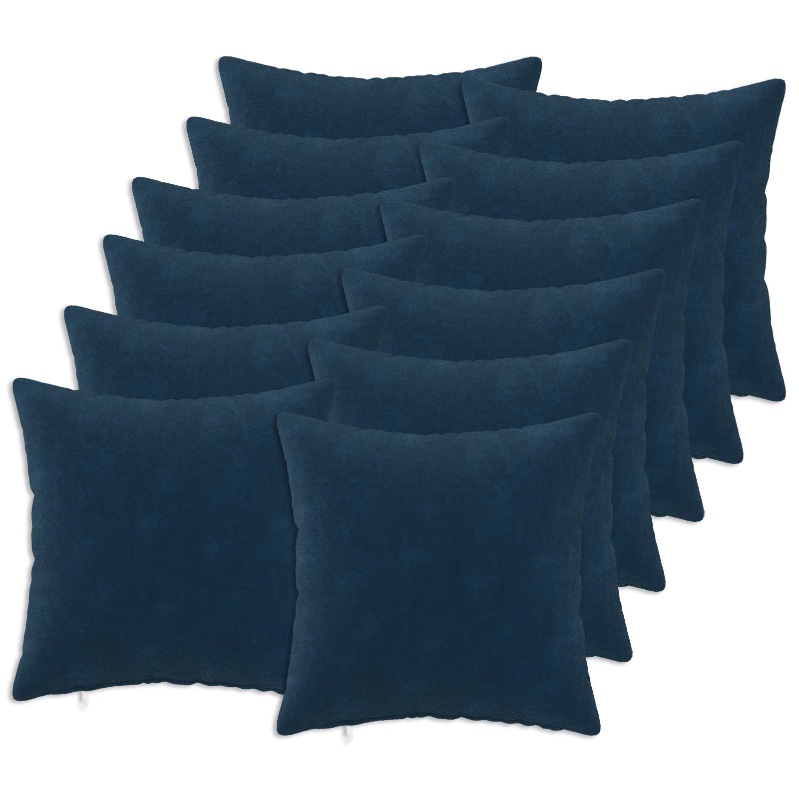 Párna huzat 12 pcs heerlen kék 50 x 50 cm mikroszálas plüss