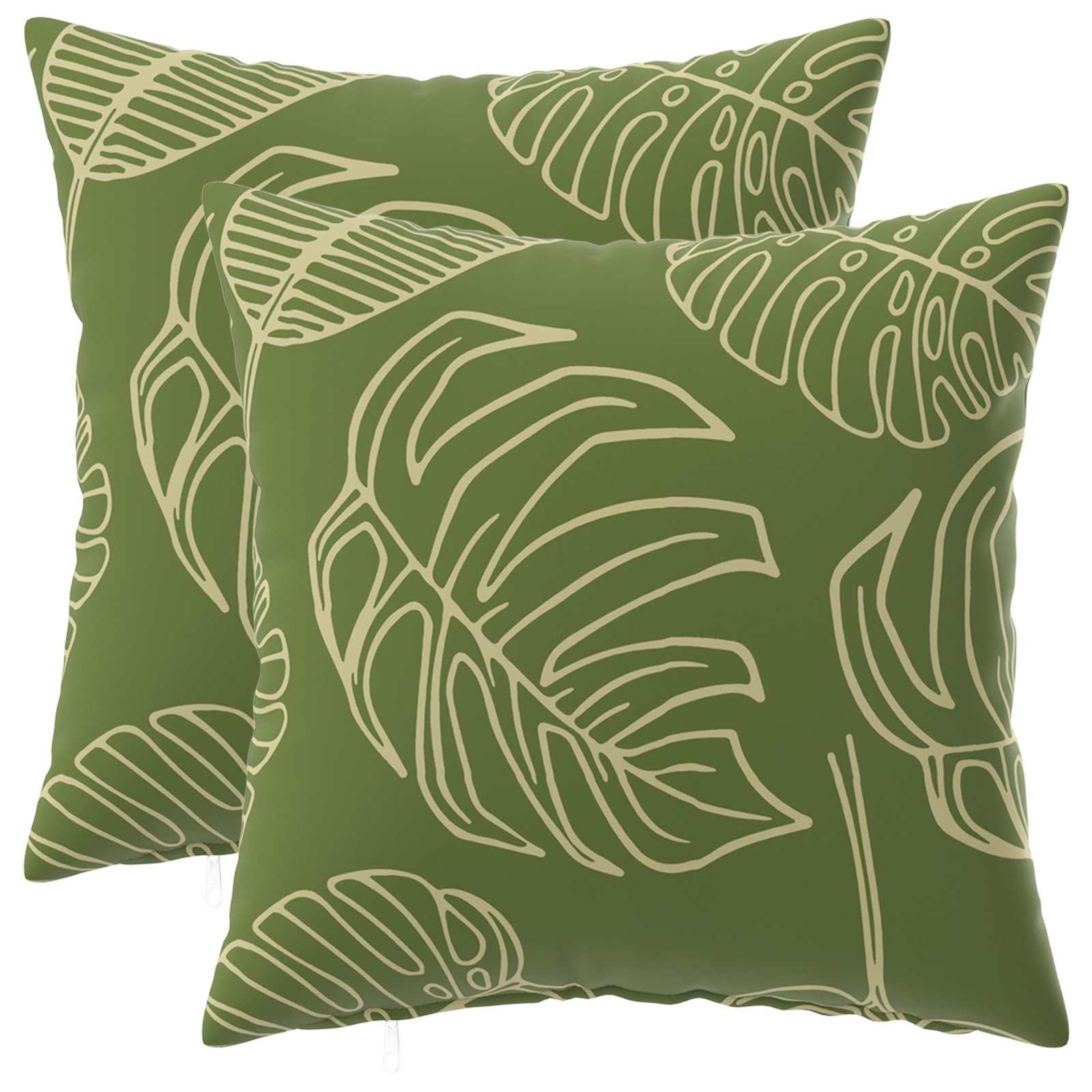 Párna huzat 2 pcs heerlen levélminta 50 x 50 cm poliészter