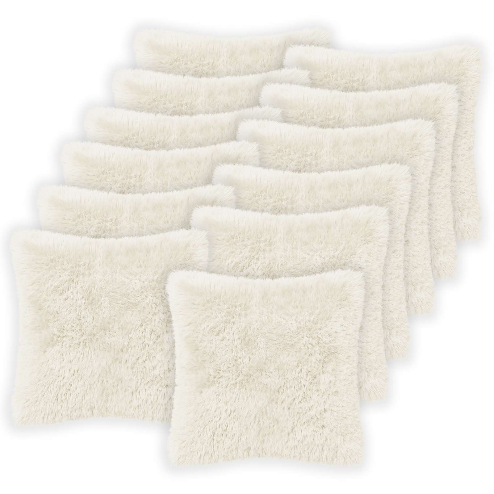 Párna huzat 12 pcs heerlen fehér 50 x 50 cm pv mikroplüss