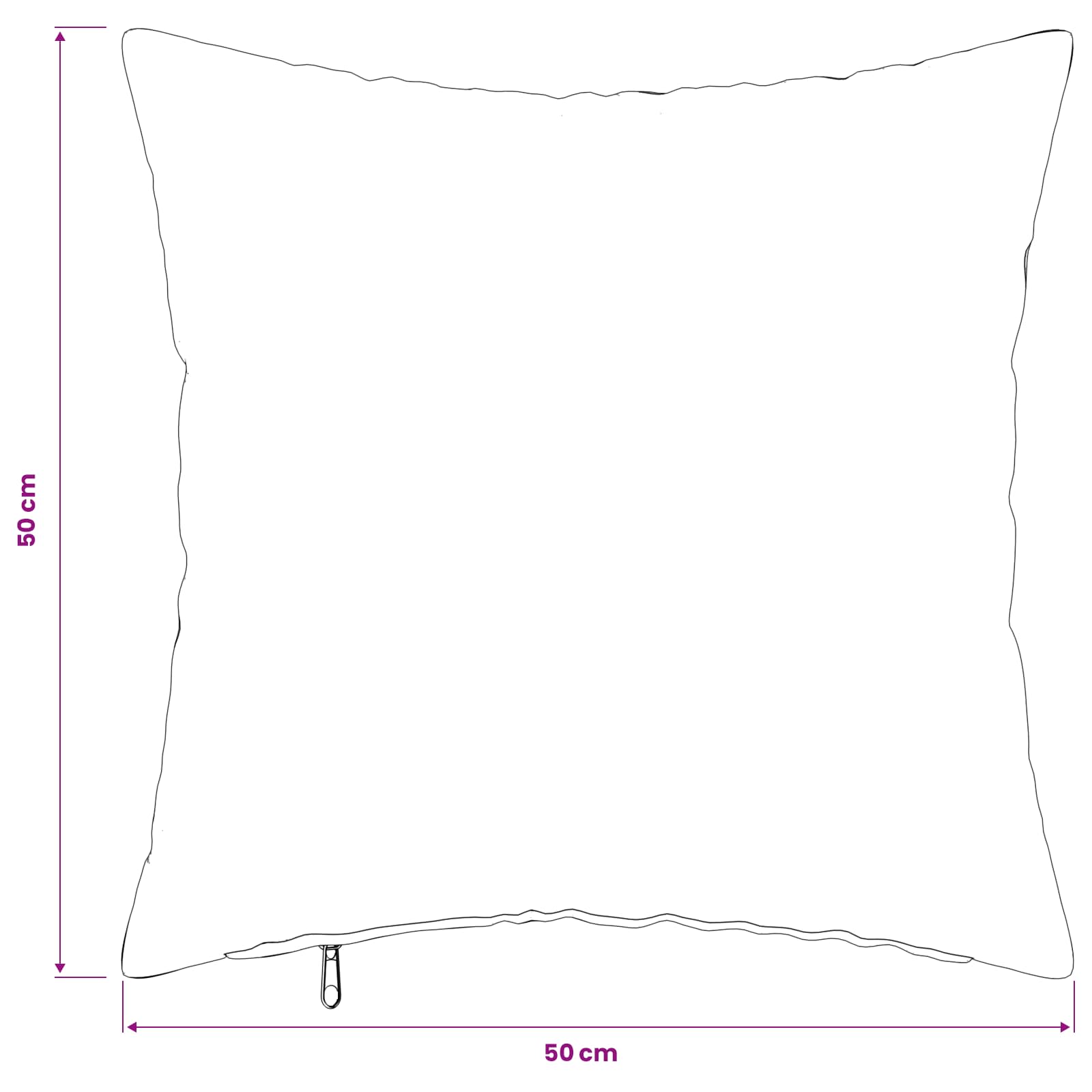 Párna huzat 12 db heerlen fekete 50 x 50 cm flanell