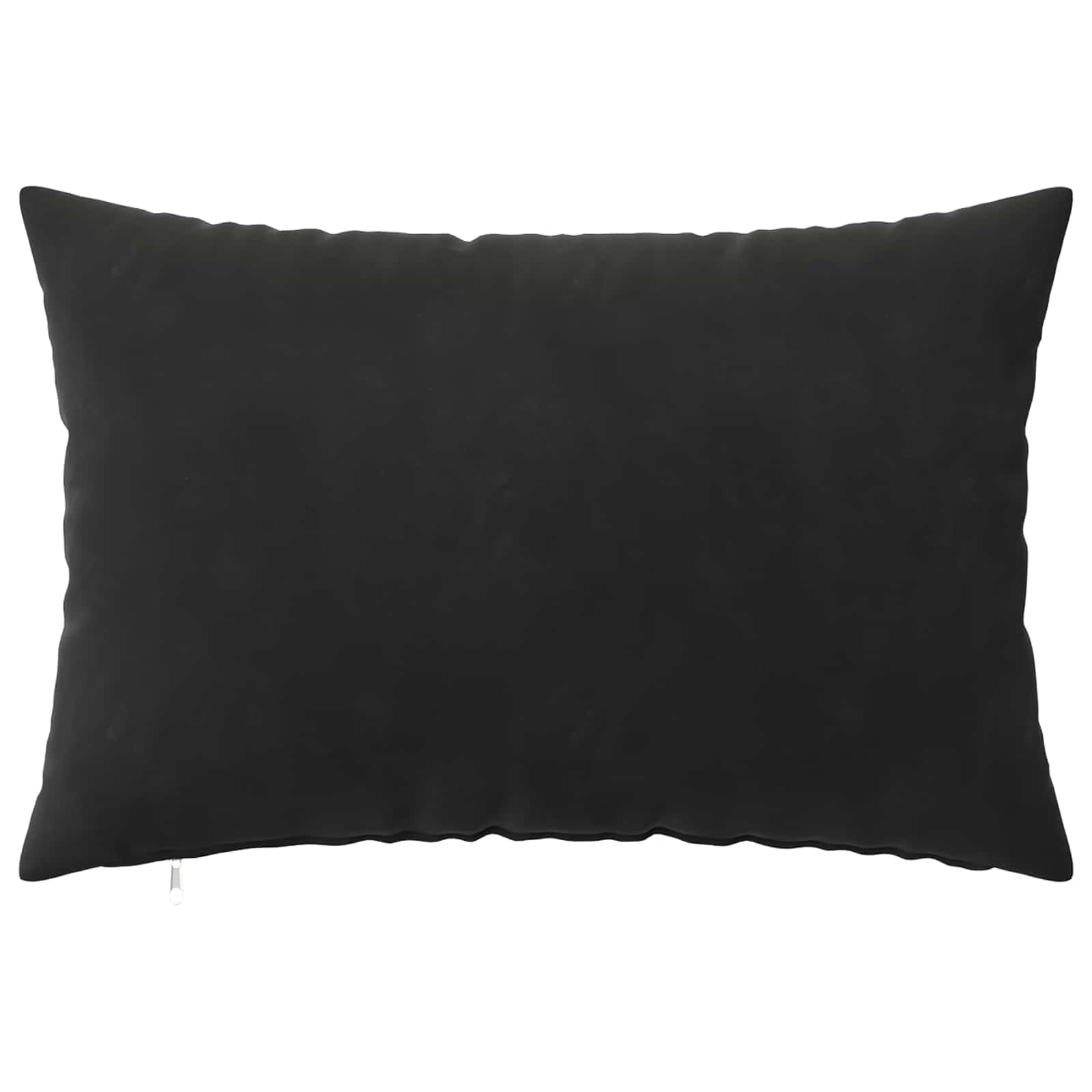 Párna huzat 2 pcs heerlen fekete 50 x 70 cm bársony