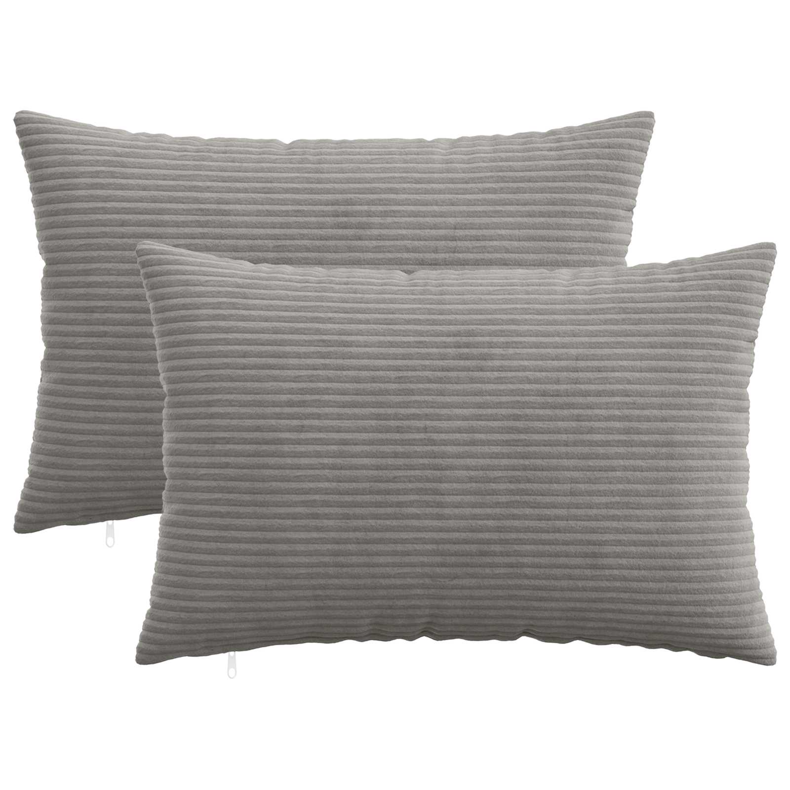 Párna huzat 2 pcs heerlen világosszürke 50 x 70 cm cord