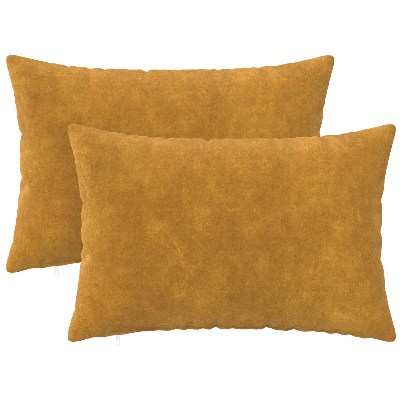 Párna huzat 2 pcs heerlen sárga 50 x 70 cm mikroszálas plüss