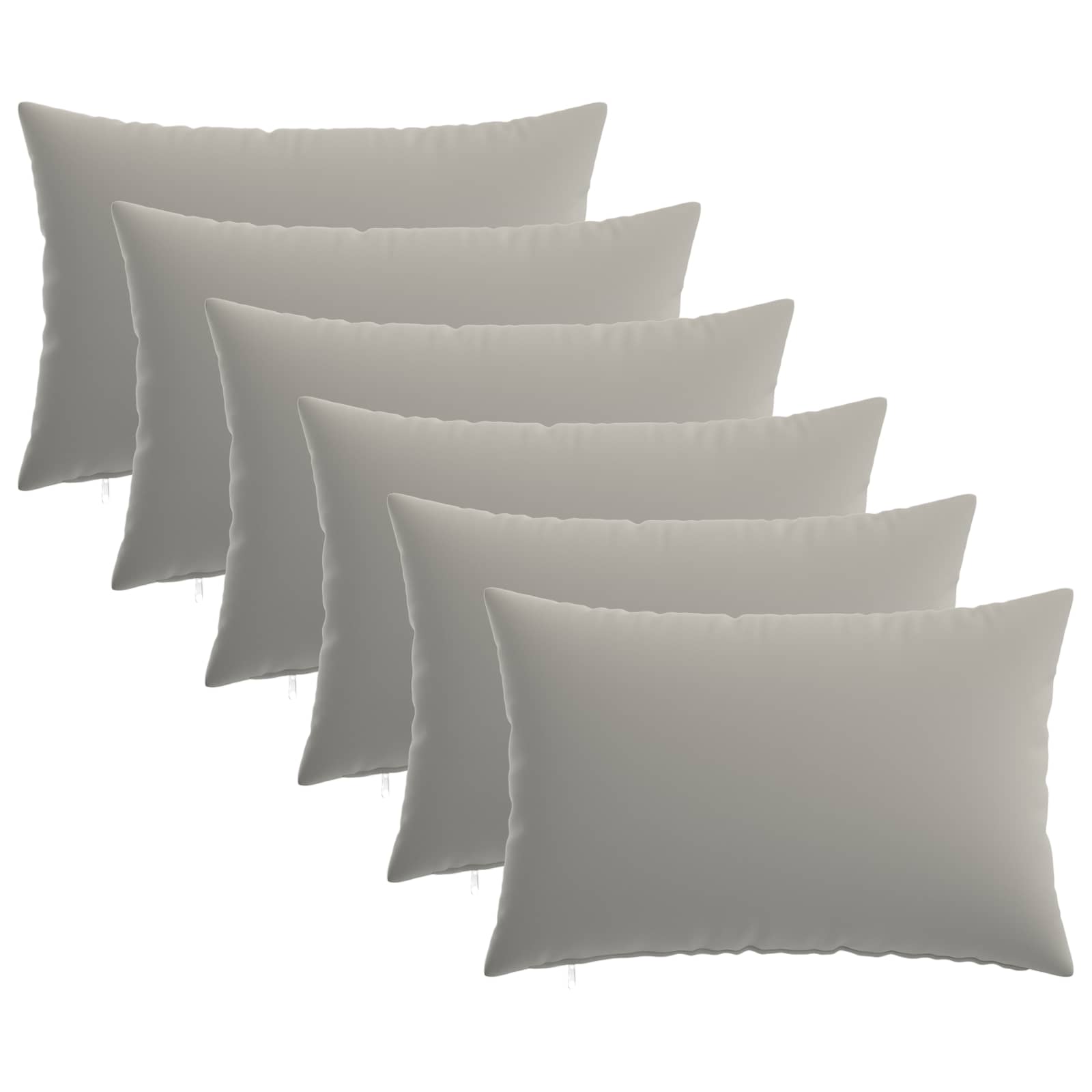 Párna huzat 6 pcs heerlen szürke 50 x 70 cm poliészter