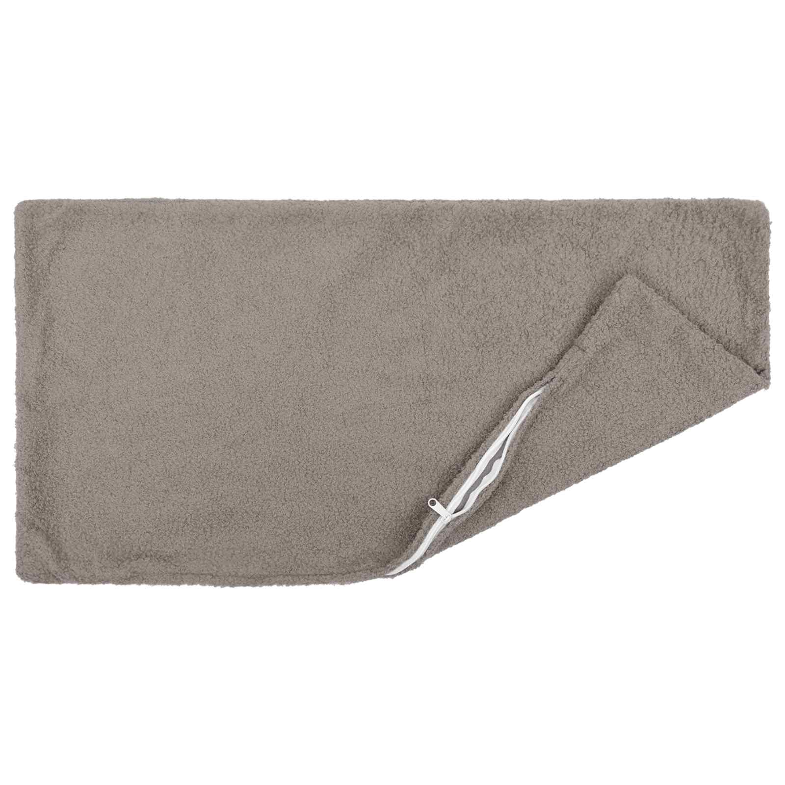 Párna huzat 2 pcs heerlen világosszürke 50 x 75 cm bouclé