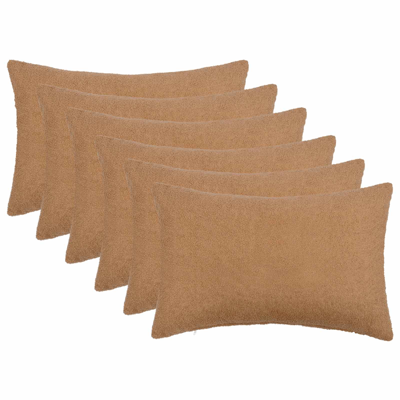 Párna huzat 6 pcs heerlen bézs 50 x 75 cm bouclé