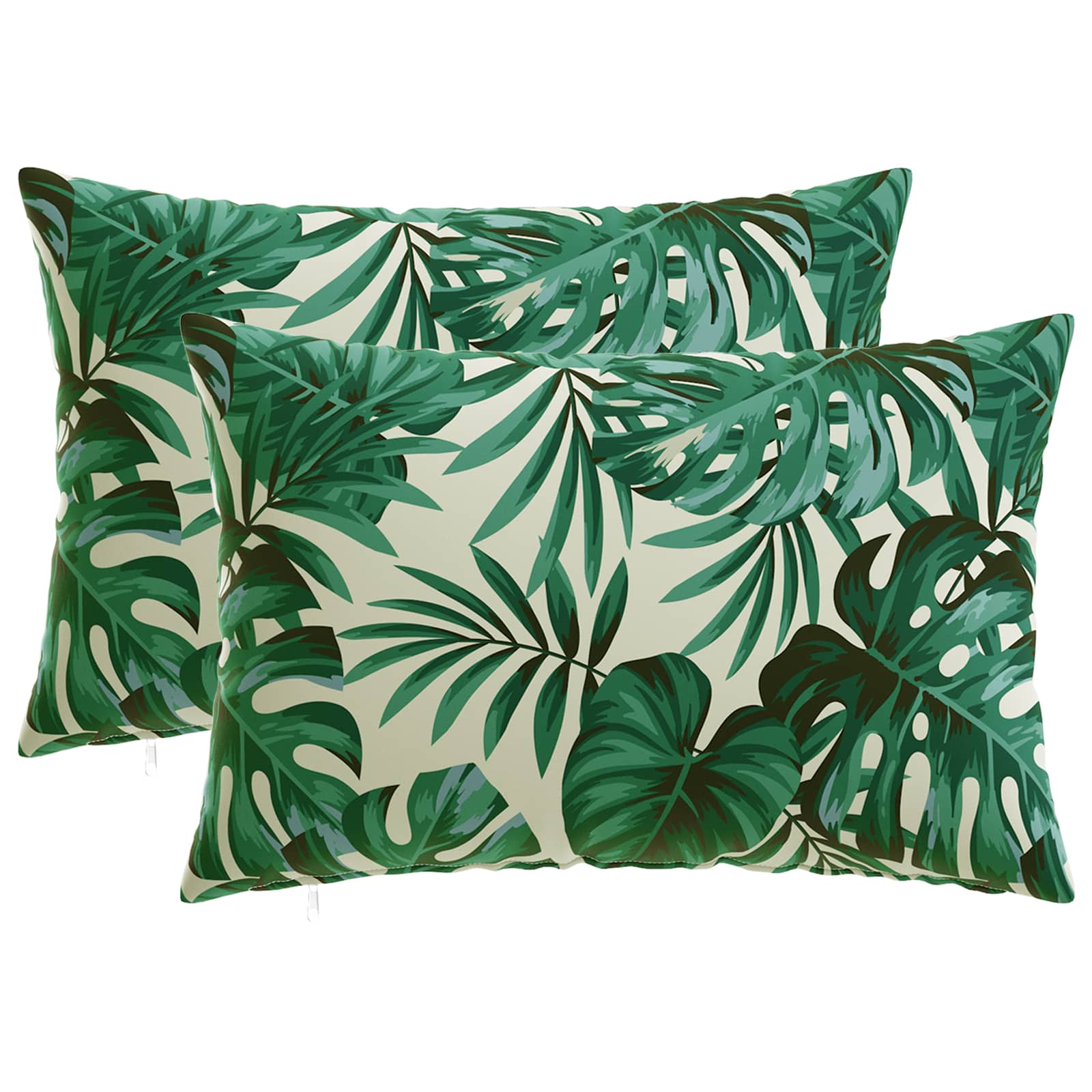 Párna huzat 2 pcs heerlen levélminta 50 x 75 cm poliészter