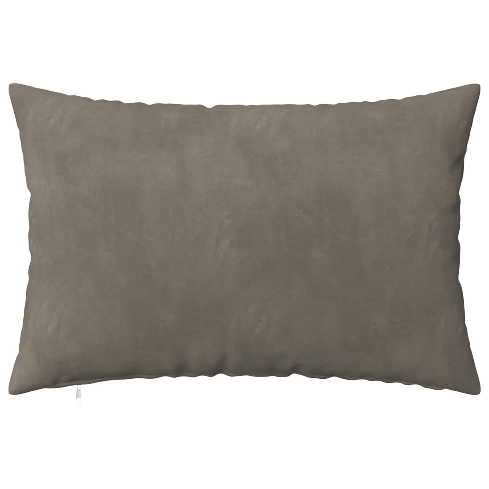 Párna huzat 6 pcs heerlen világosszürke 50 x 80 cm bársony