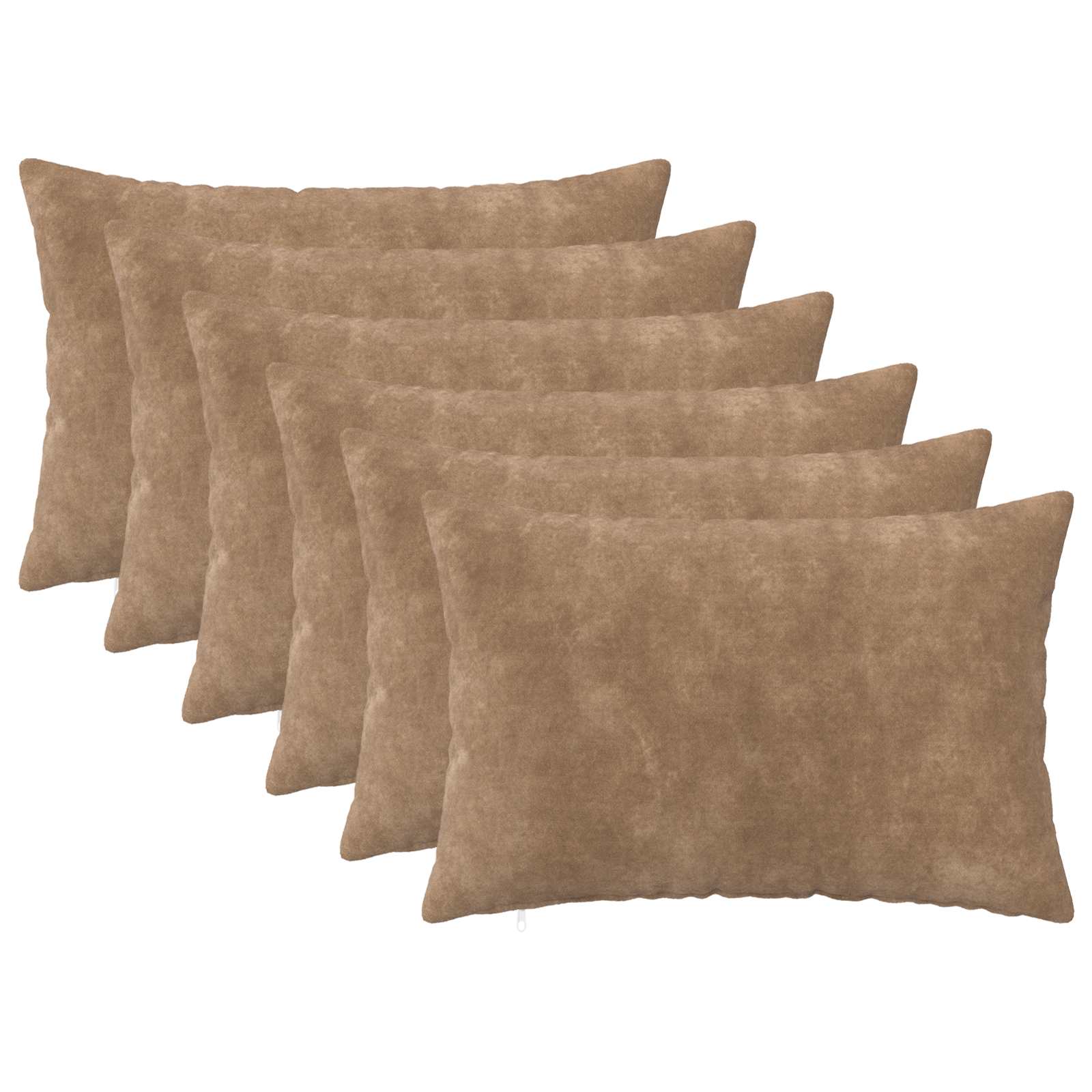 Párna huzat 6 pcs heerlen tópszínű 50 x 80 cm mikroszálas plüss