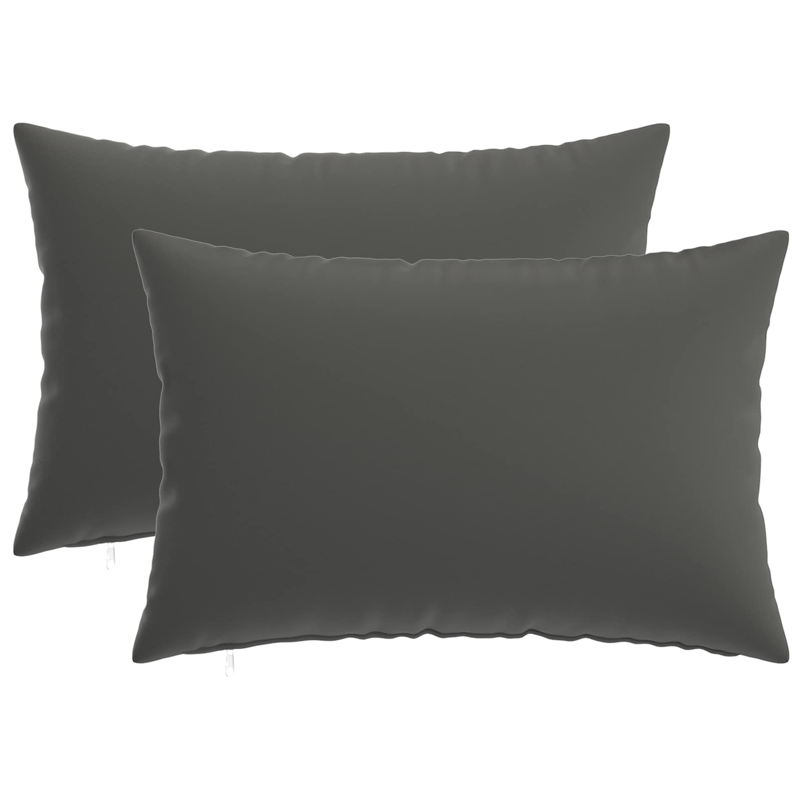 Párna huzat 2 pcs heerlen antracitszürke 50 x 80 cm poliészter