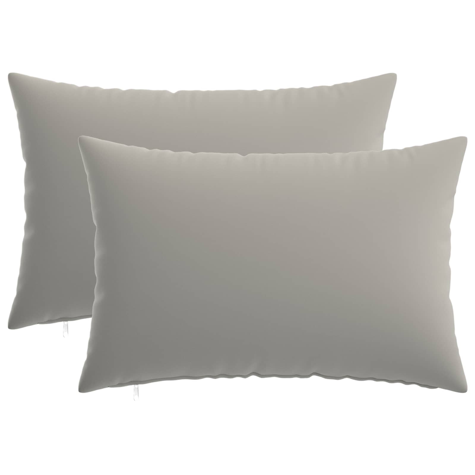 Párna huzat 2 pcs heerlen szürke 50 x 80 cm poliészter