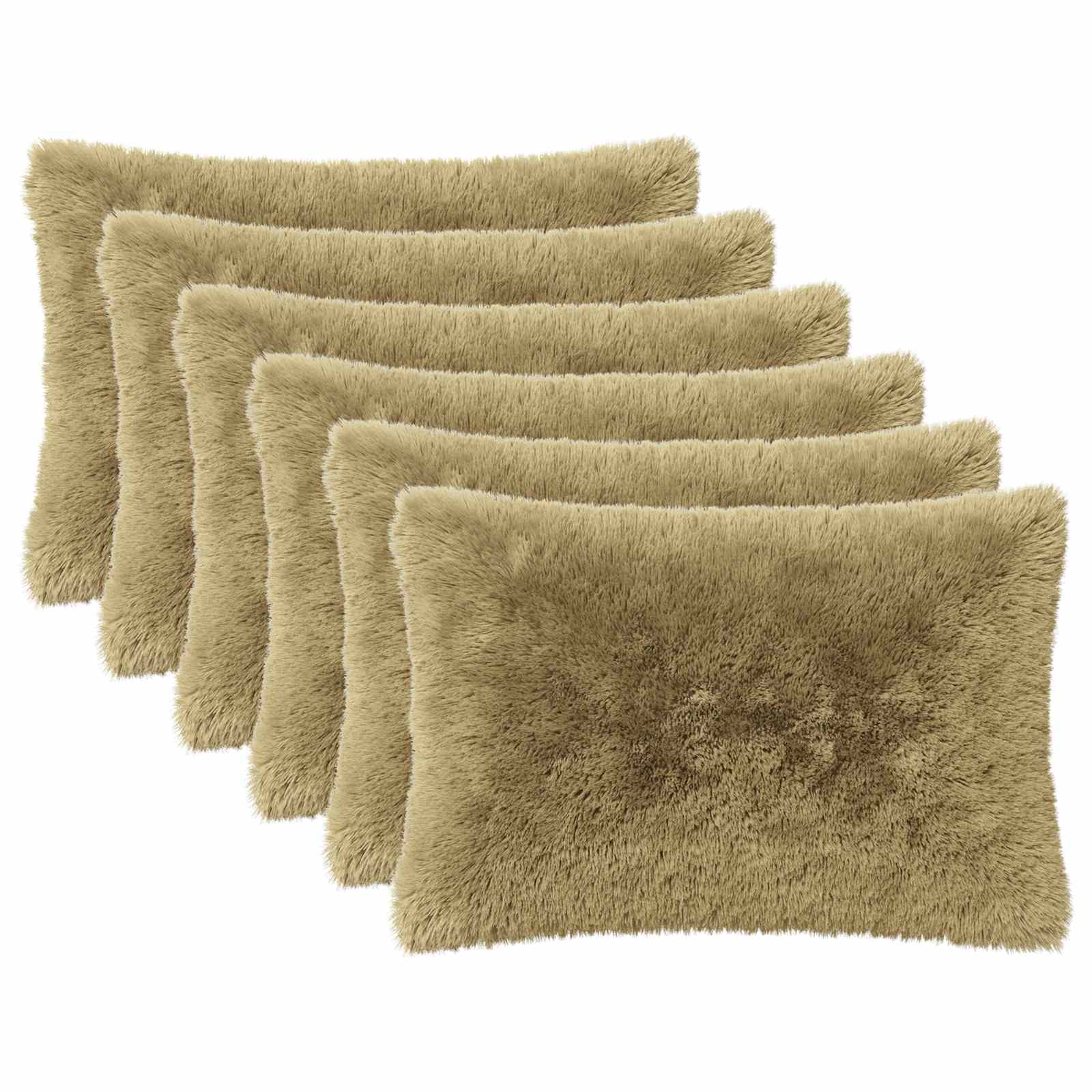 Párna huzat 6 pcs heerlen világos zöld 50 x 80 cm pv mikroplüss