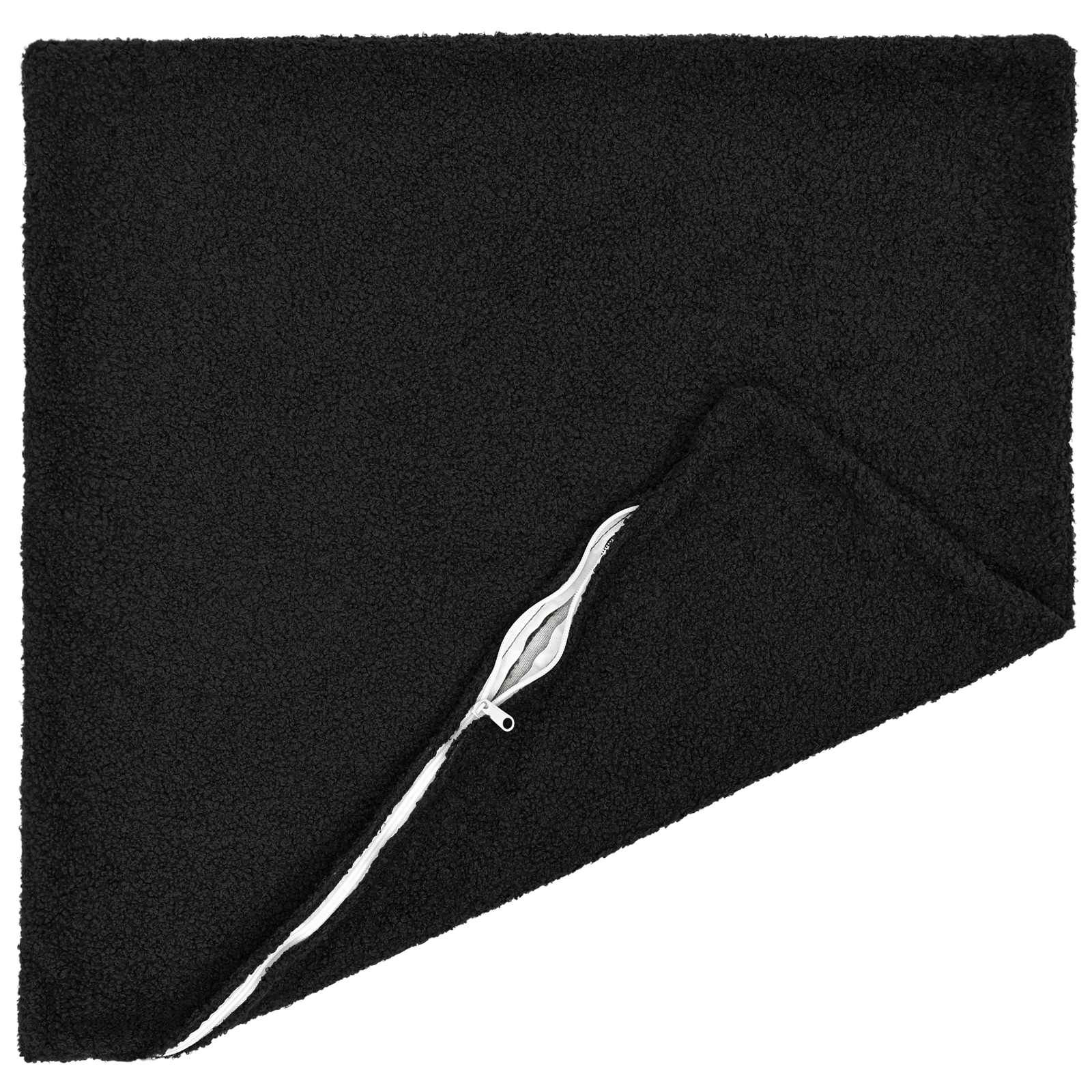 Párna huzat 2 pcs heerlen fekete 55 x 55 cm bouclé