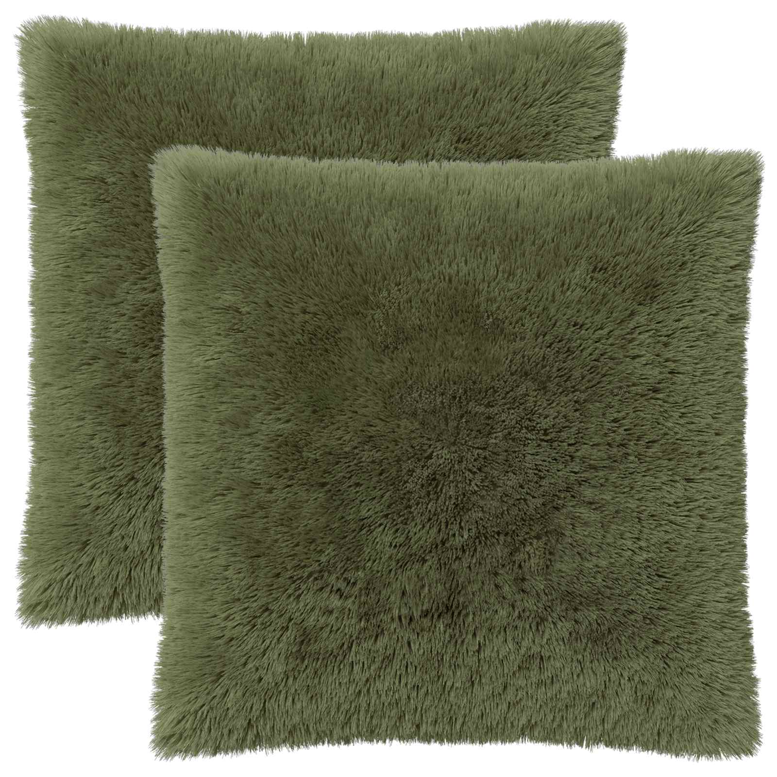 Párna huzat 2 pcs heerlen zöld 55 x 55 cm pv mikroplüss