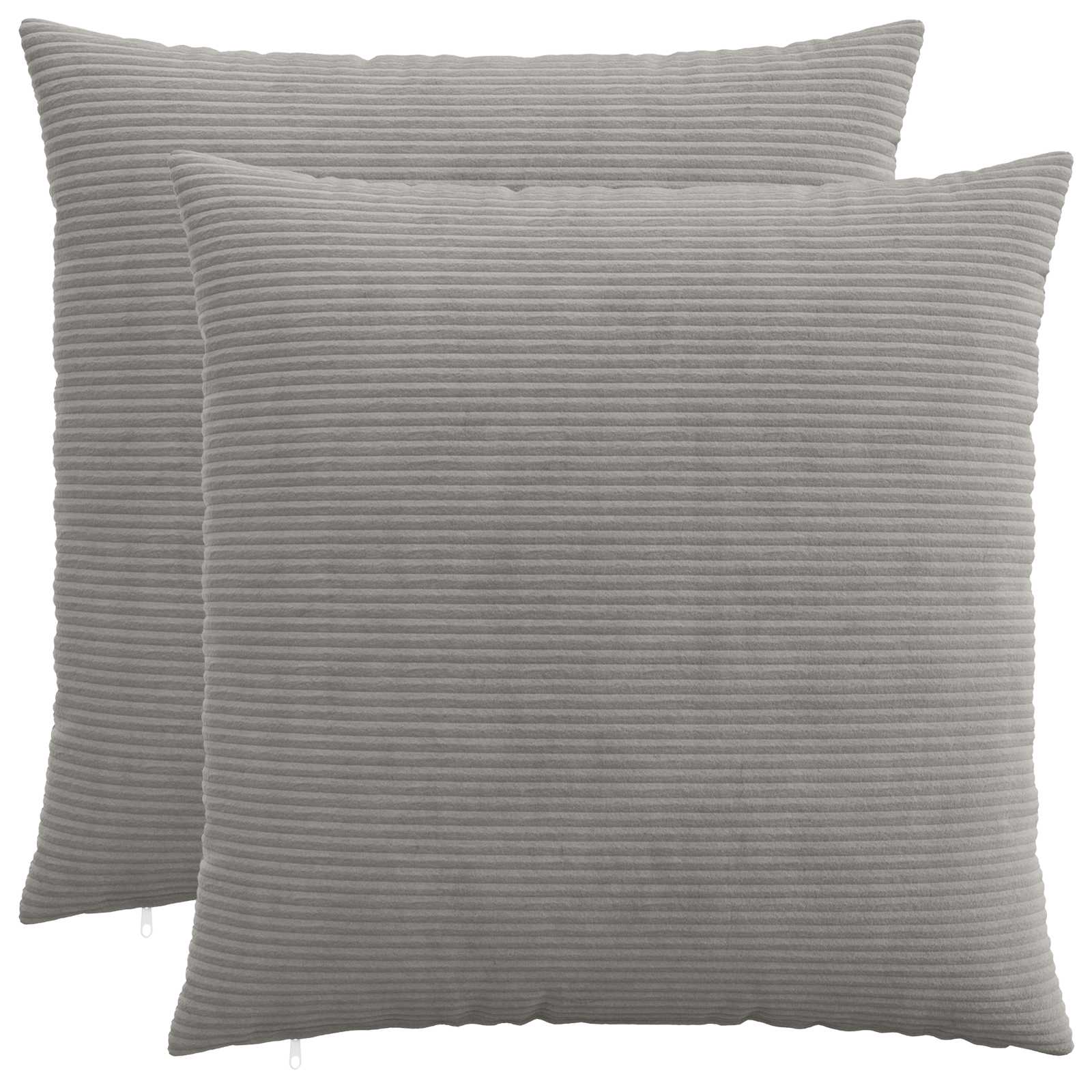 Párna huzat 2 pcs heerlen világosszürke 60 x 60 cm cord