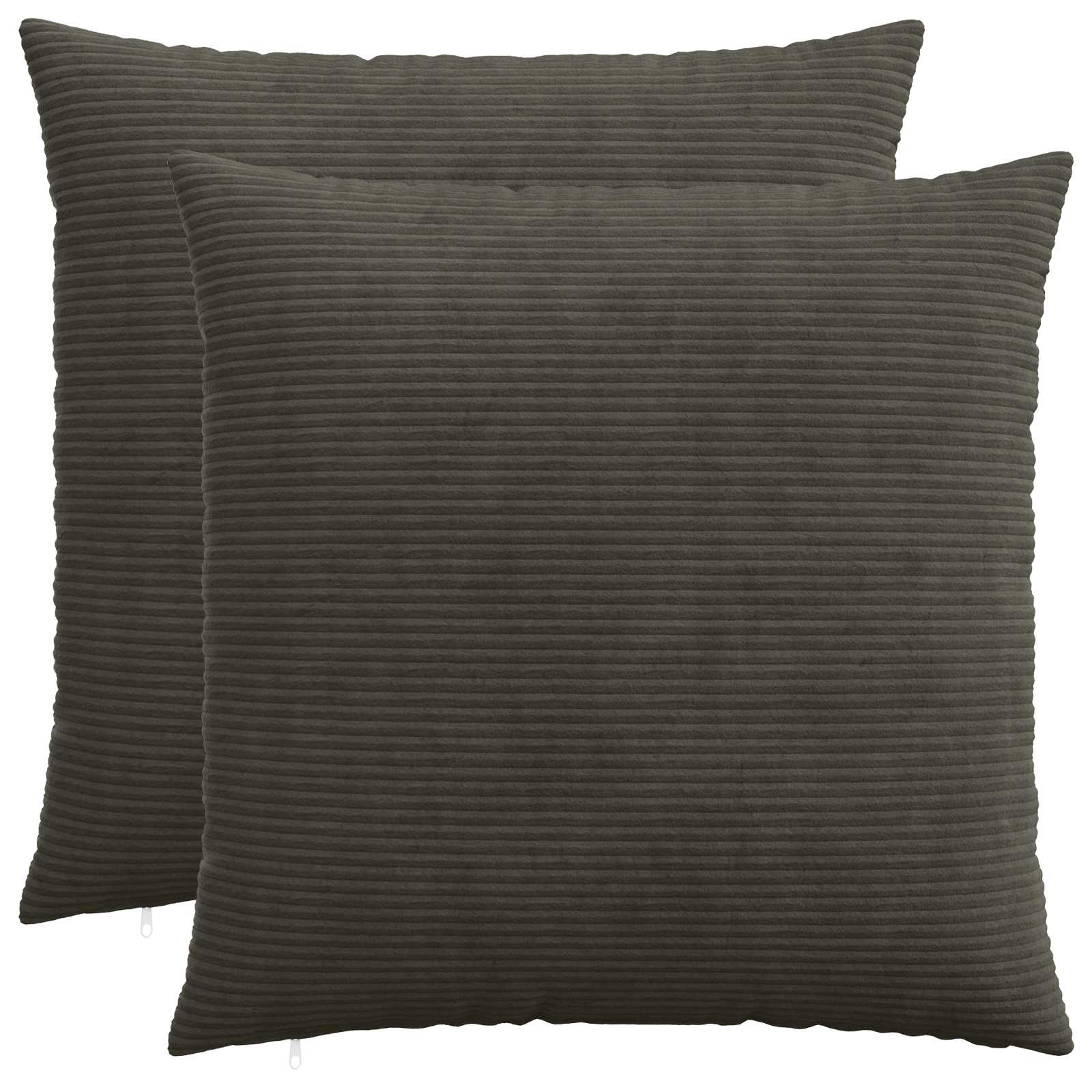 Párna huzat 2 pcs heerlen antracitszürke 60 x 60 cm cord