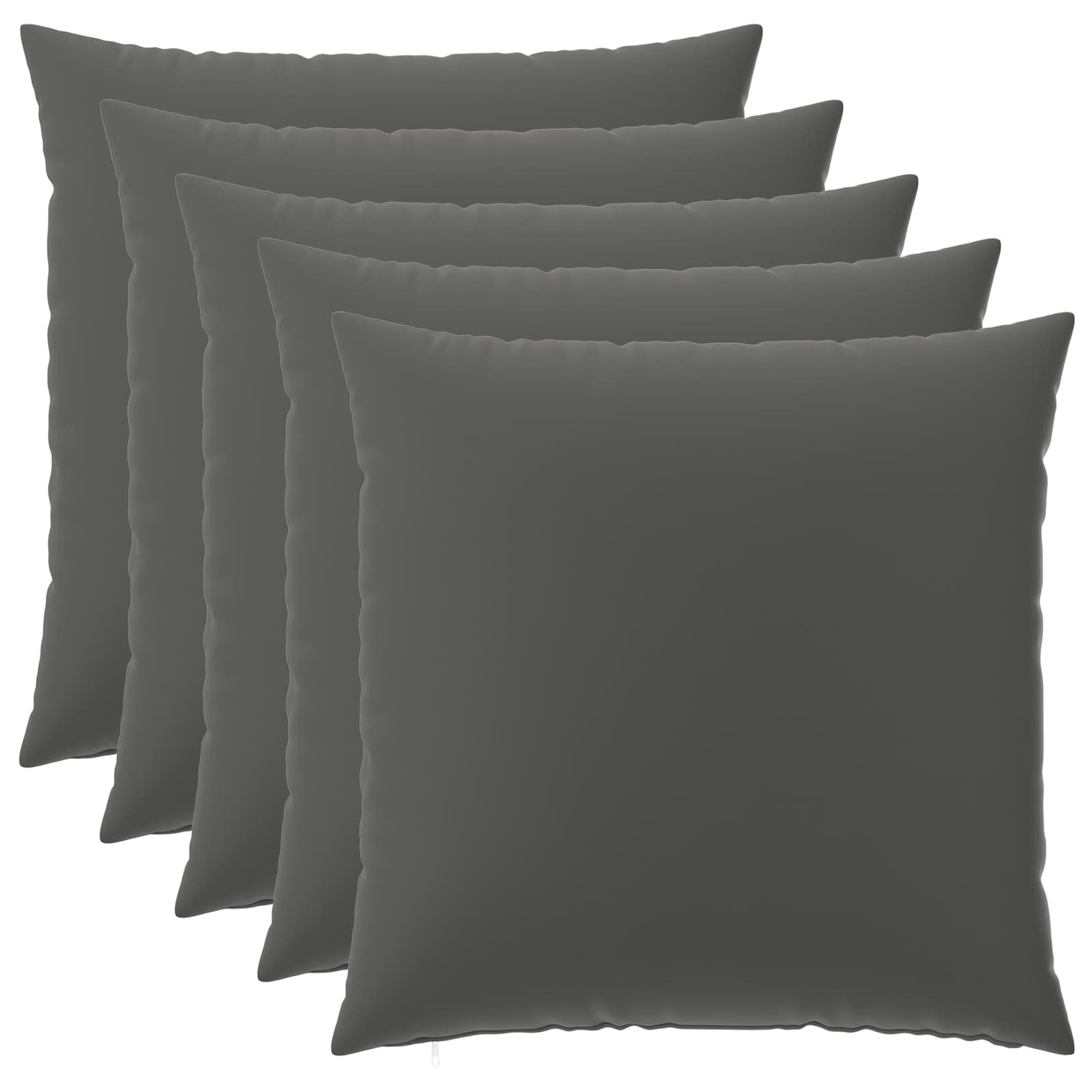 Párna huzat 6 pcs heerlen antracitszürke 60 x 60 cm poliészter