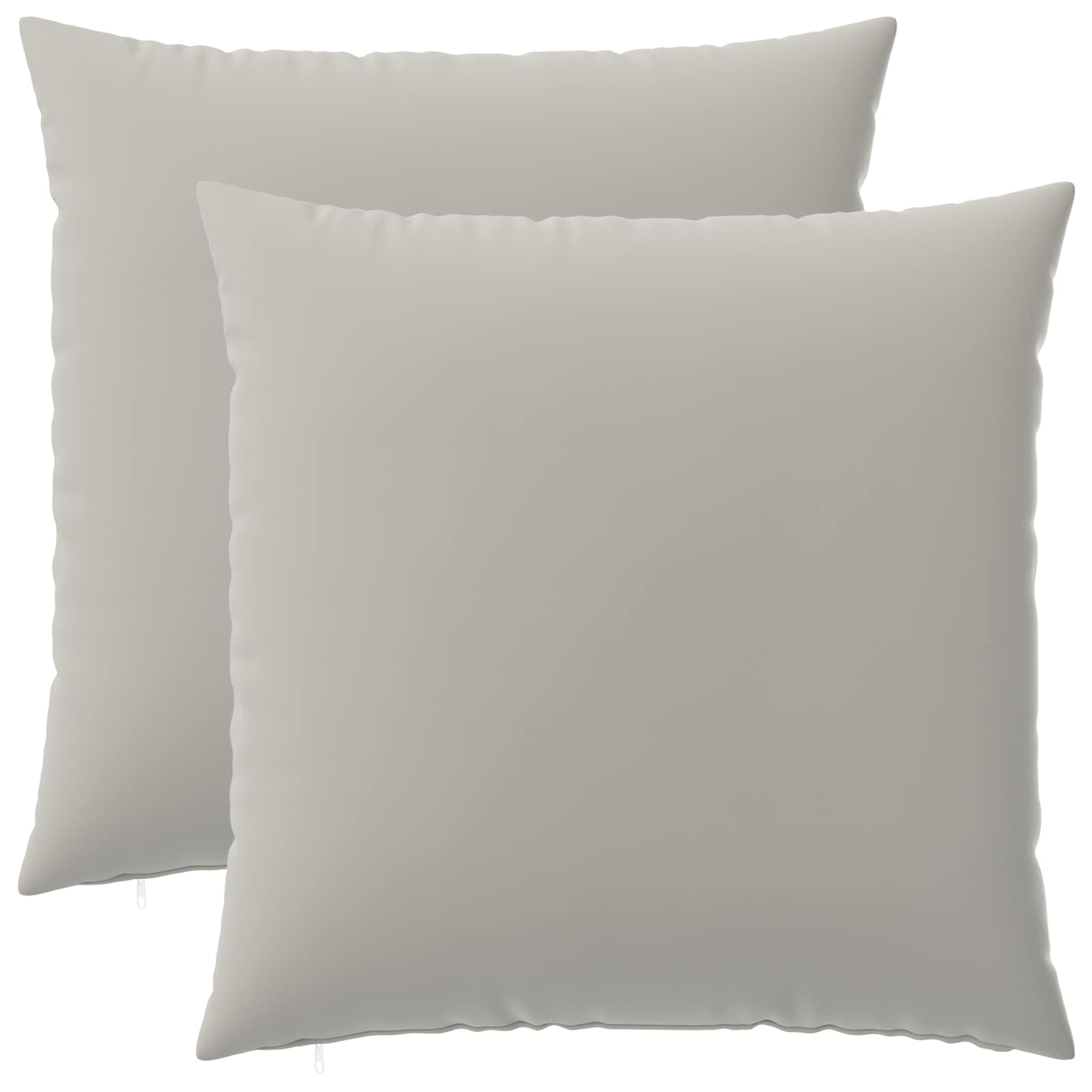 Párna huzat 2 pcs heerlen szürke 60 x 60 cm poliészter