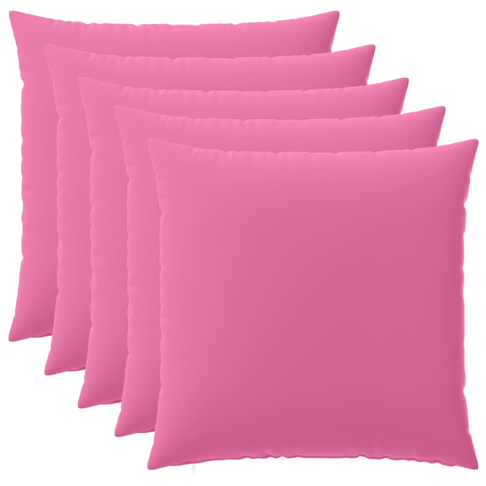 Párna huzat 6 pcs heerlen rózsaszín 60 x 60 cm poliészter